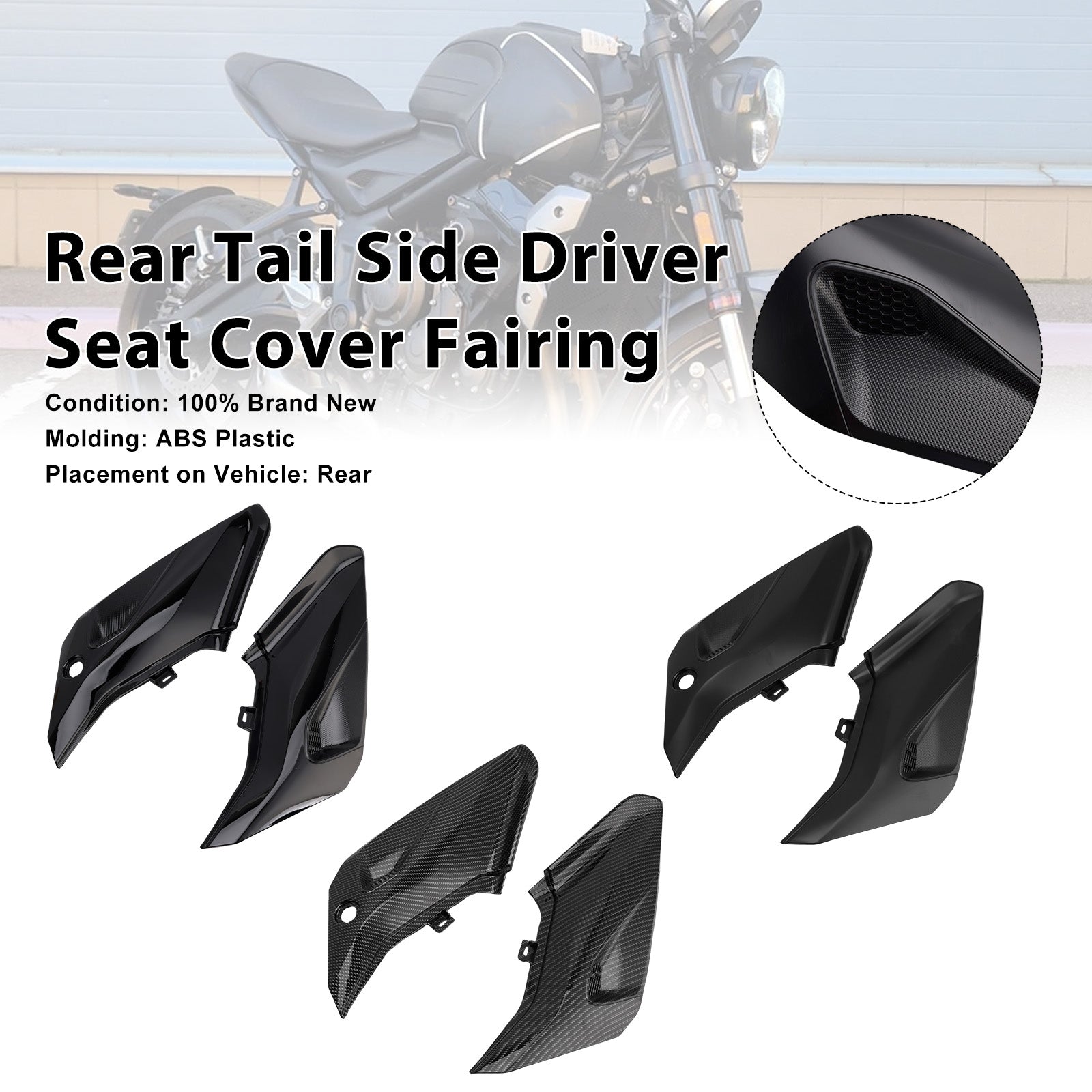 2022-2026 For Trident 660 Side Seat Panel Fairing Cowl