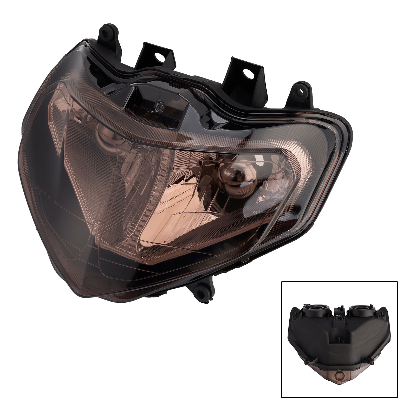 Headlight Guard Front Light Case Grille Smoke For Suzuki Gsx-R 1000 750 01-03