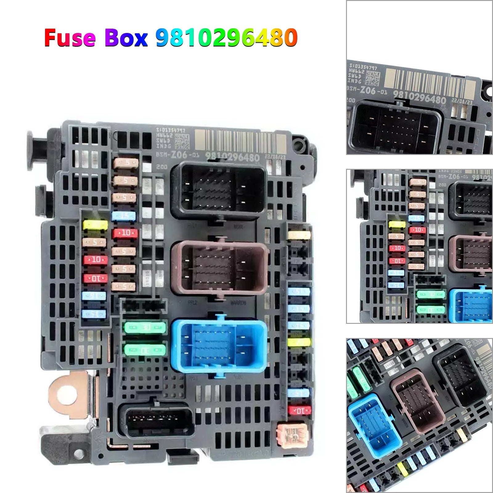 2010 PEUGEOT 508 1.6 BlueHDI 1.6 EHDI 1.6 HDI 1.6 THP 1.6 VTI 2.0 BlueHDI 2.0 HDI 2.0 HDI HYBRID 2.2 HDI Fuse Box Module BSM 9810296480