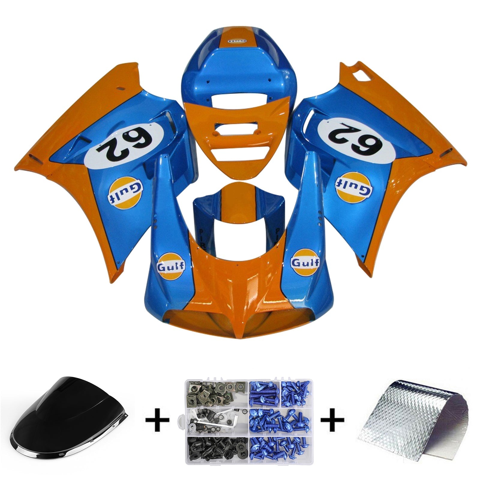 1996-2002 Ducati 996 748 916 998 Fairing Kit Bodywork ABS #103
