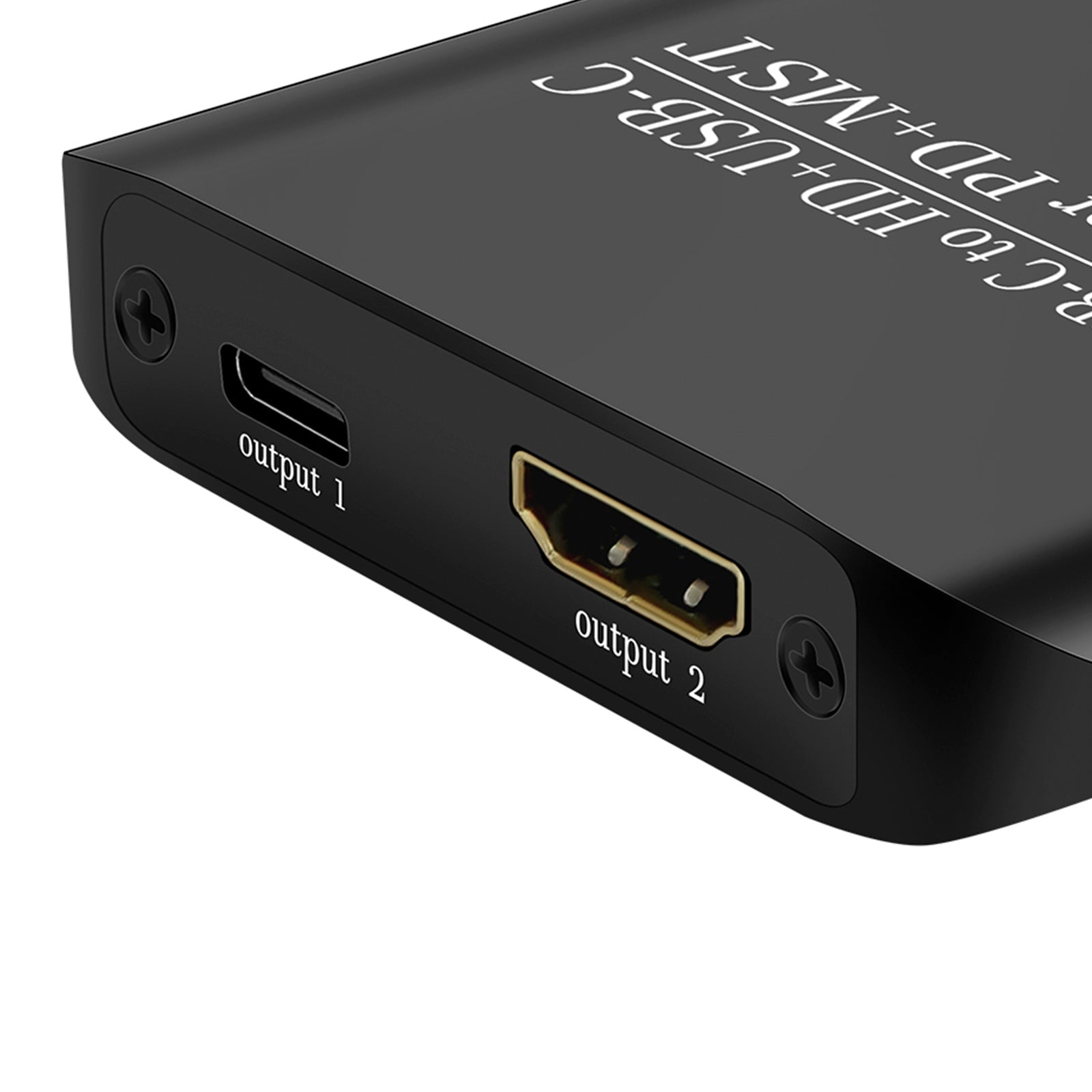 4K60TYPE-C to HDMI+TYPE-C Adapter Different Same Display Power Supply Splitter