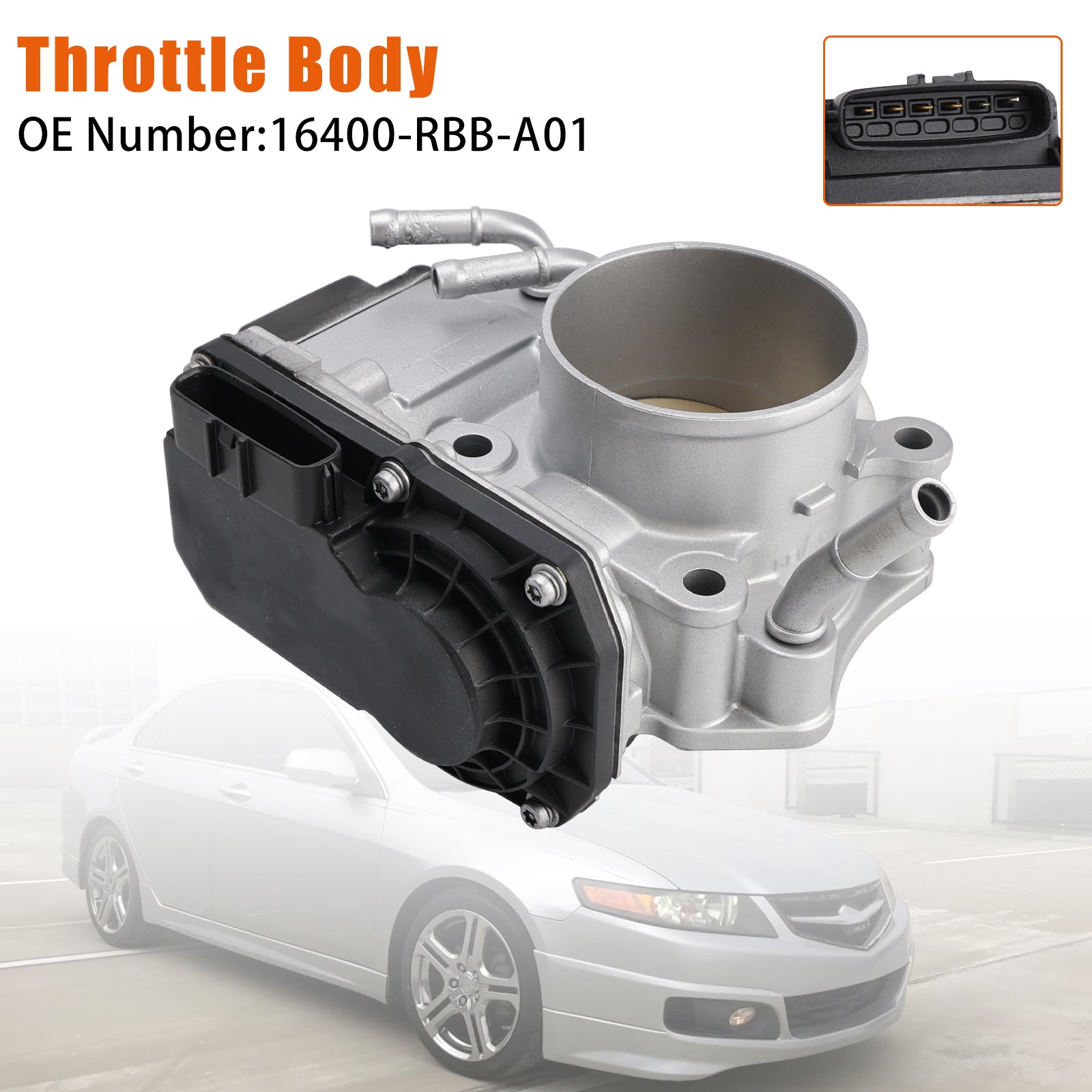 Electronic Throttle Body 16400-RBB-A01 For Honda Acura TSX 2.4L 2006-2008