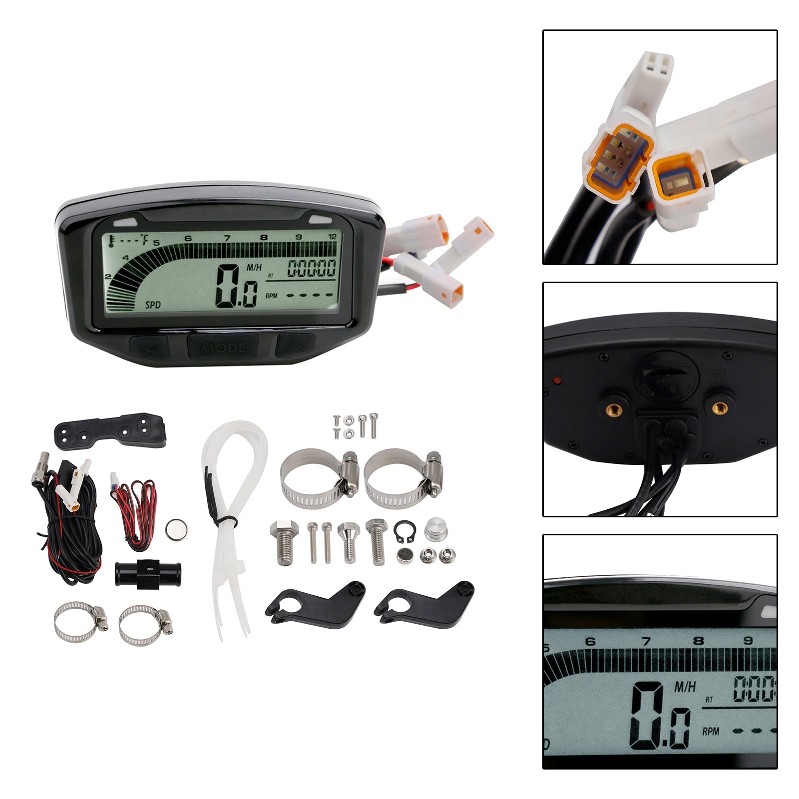 2006-2012 POLARIS OUTLAW 450/500/525 Speedometer Odometer Tachometer Digital Lcd