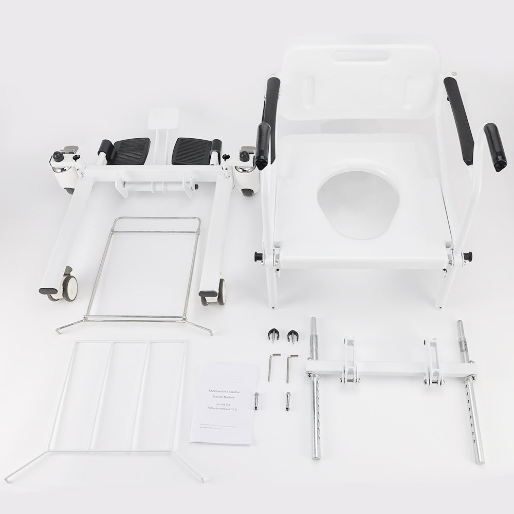 Patient Chair Transferred Lift Wheelchair Removable Split Type Wheelchair 250 lb