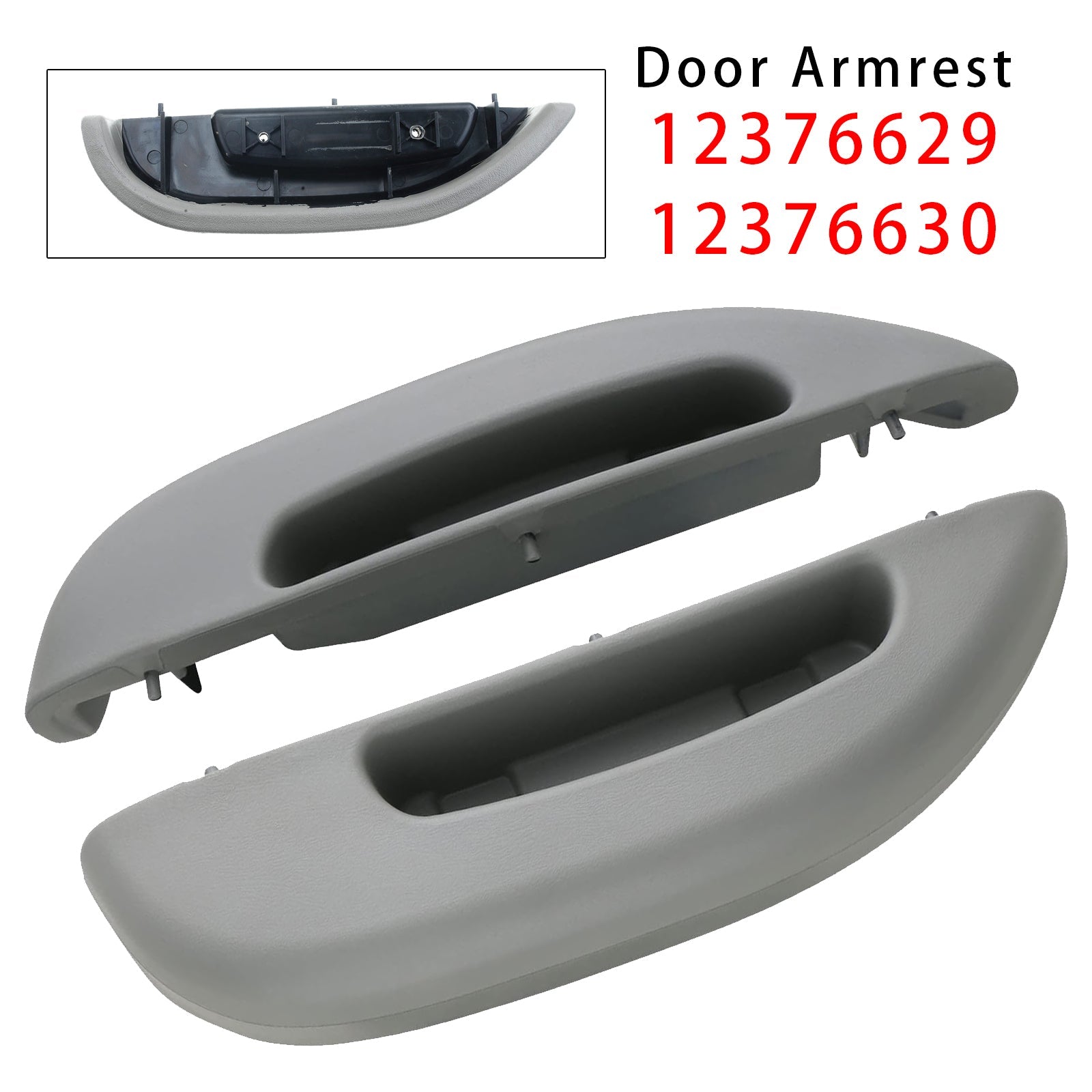 2PCS Door Armrest Pull Handle Cover For Chevrolet Express 1500 GMC Savana 1500
