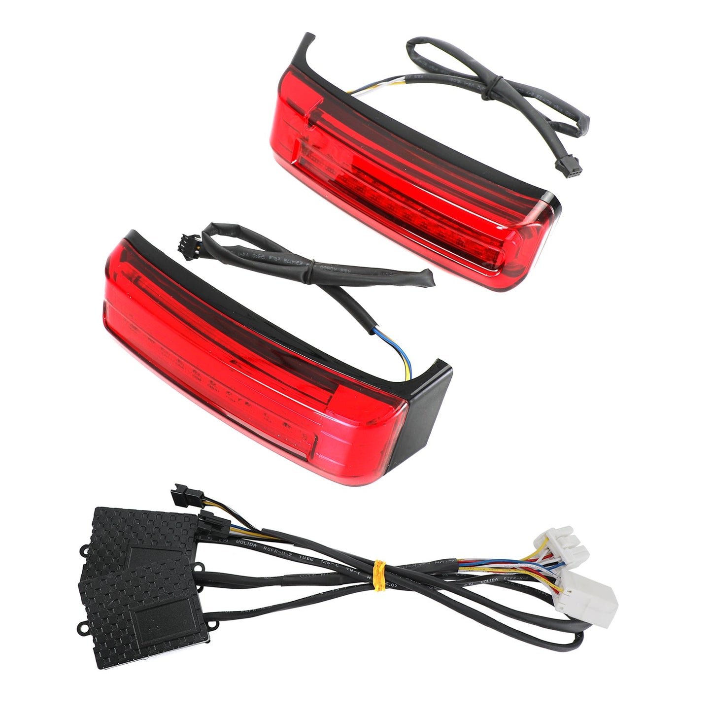 96-13 Touring Generic LED Saddlebag Saddle Bags Run Brake Turn Lamp Lights For