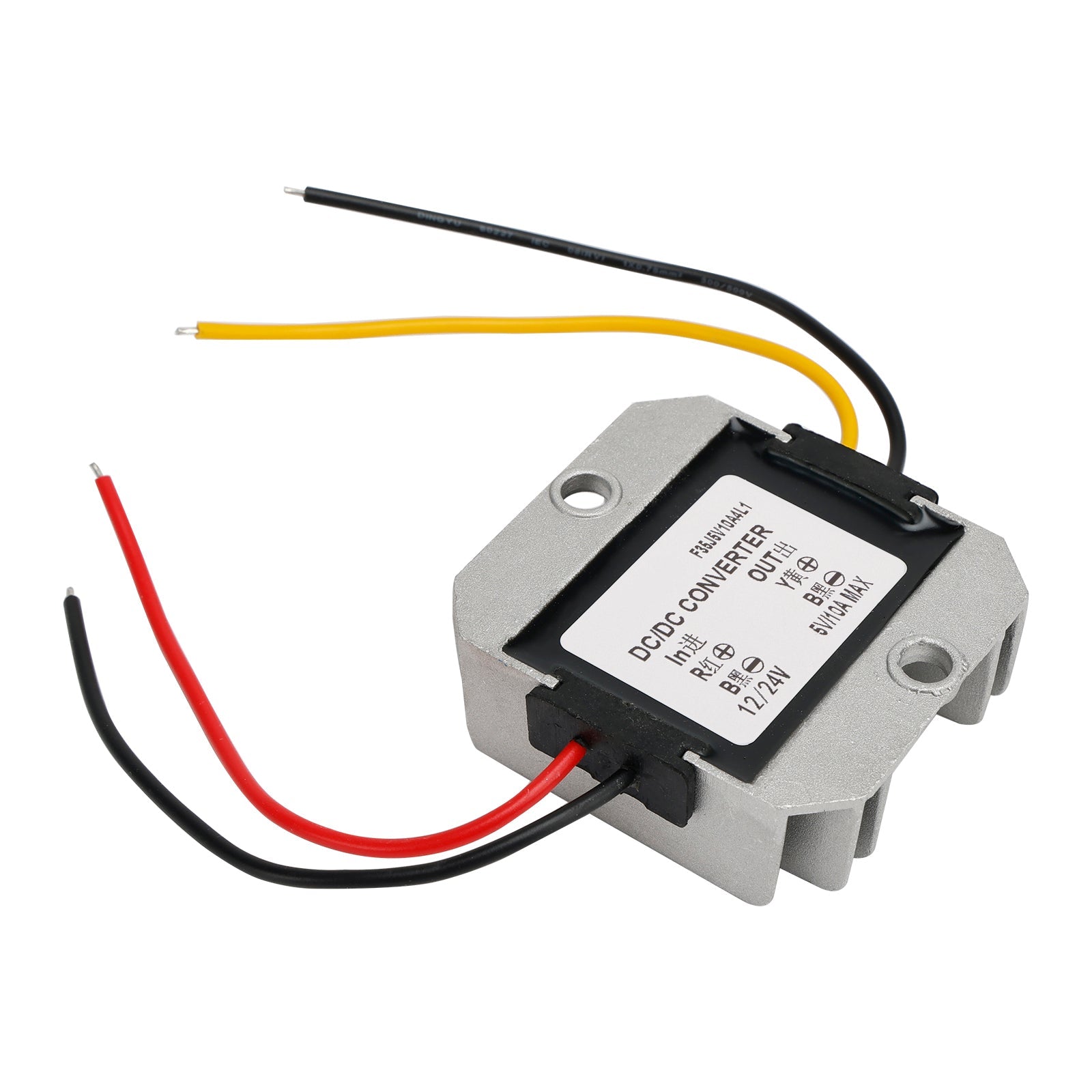 Waterproof DC 12V/24V to 5V 50W 10A Step-Down Power Supply Converter Regulator