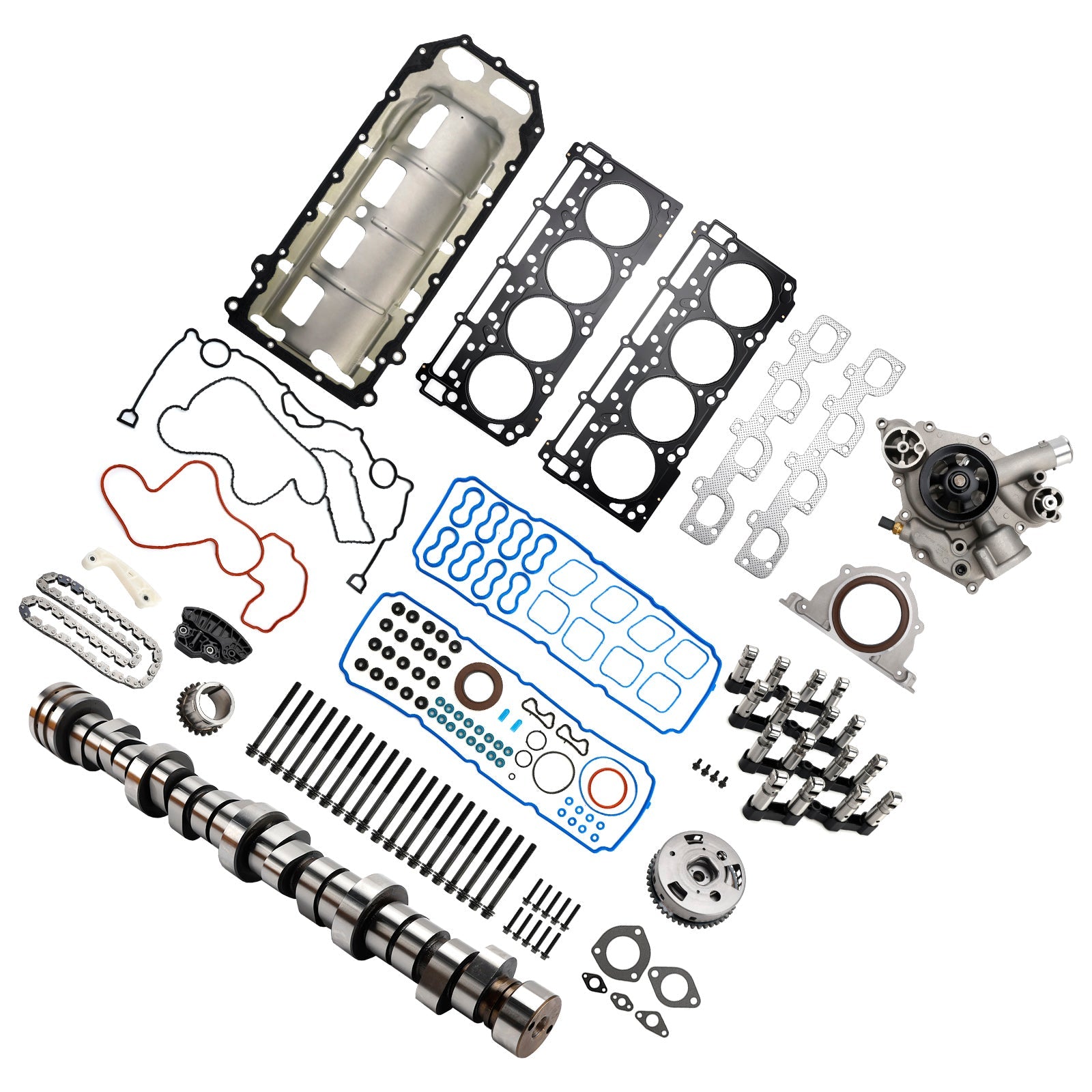 2012 2013 2014 20Jeep Grand Cherokee 6.4L 392ci V8 HEMI 15 6.4 Hemi MDS Lifters Cam Kit Head Gaskets Bolts 53021726AD 53022340AC
