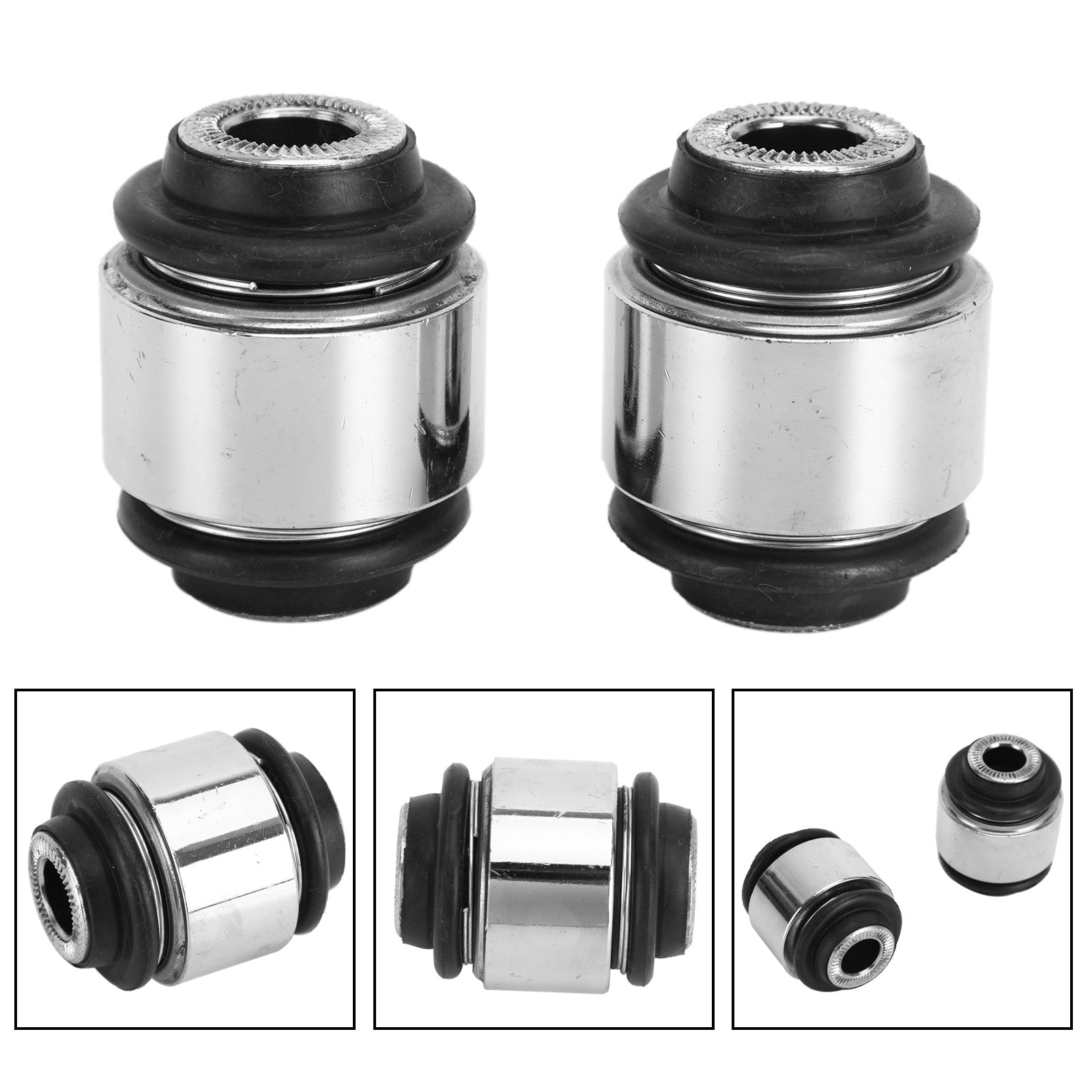 Pair Suspension Knuckle Bushing Rear Lower For LEXUS GS300 400 430 IS300 SC430
