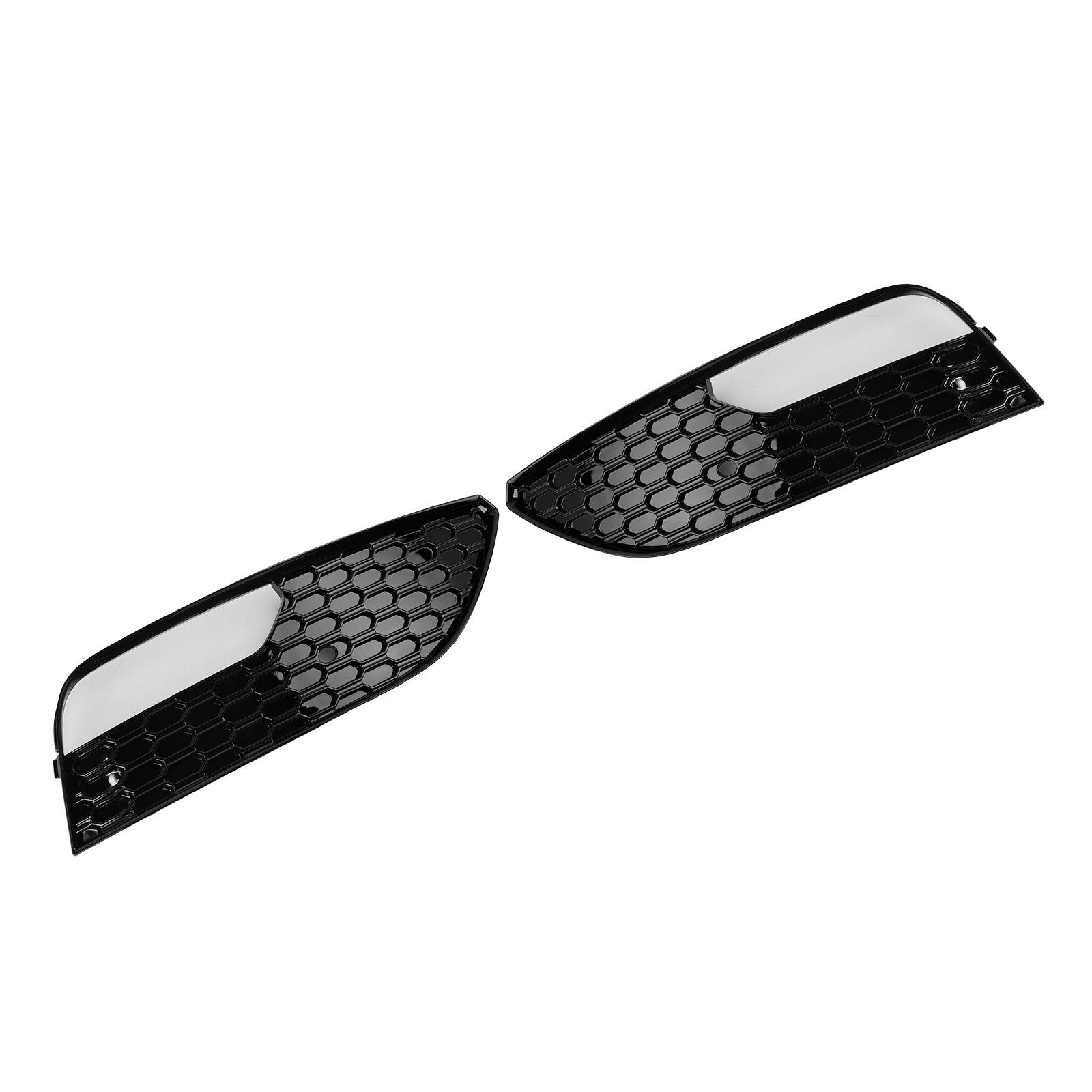2012-2016 Audi A3 2PCS Front Bumper Fog Light Cover Grille Grill