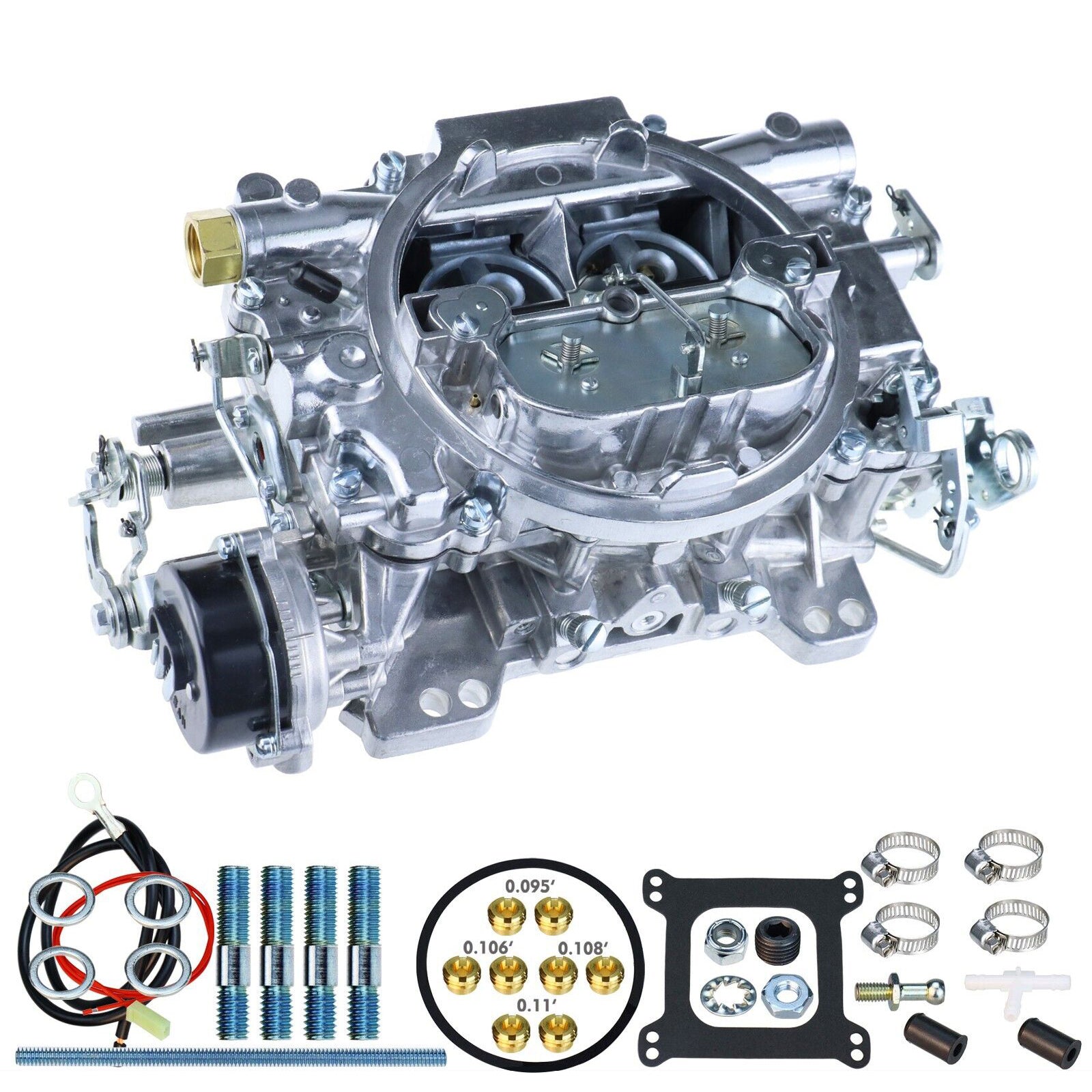 4 BBL Electric Choke 1409 Carburetor Fit For Edelbrock Performer 600 CFM Carb