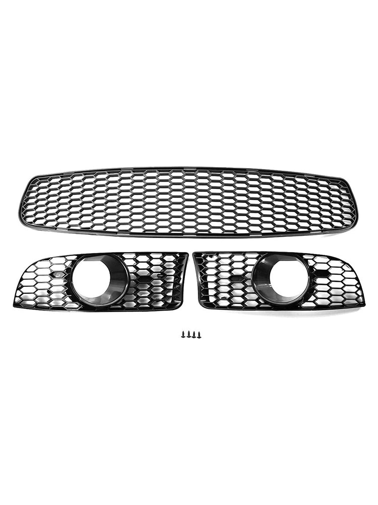 2009-2011 For BMW 3 Series E90 E92 E93 M3 Style Front Bumper Lower Grille Set