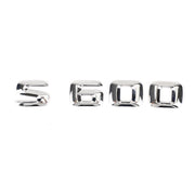 Rear Trunk Emblem Badge Nameplate Decal Letters Numbers Fit Mercedes S600 Chrome Generic
