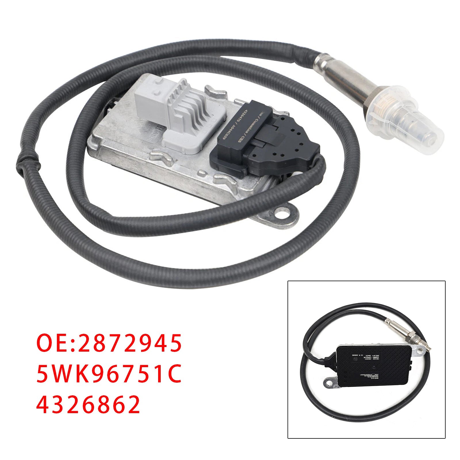 Cummins 24V VAN Truck Nox Nitrogen Oxide Oxygen Sensor 2872945 5WK96751C 4326862
