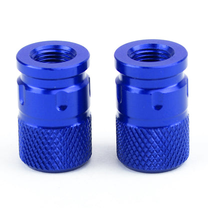 CNC Aluminum Billet Anti-Thief Tire Valve Stem Cap For Motorcycle Car Truck Bike Generic