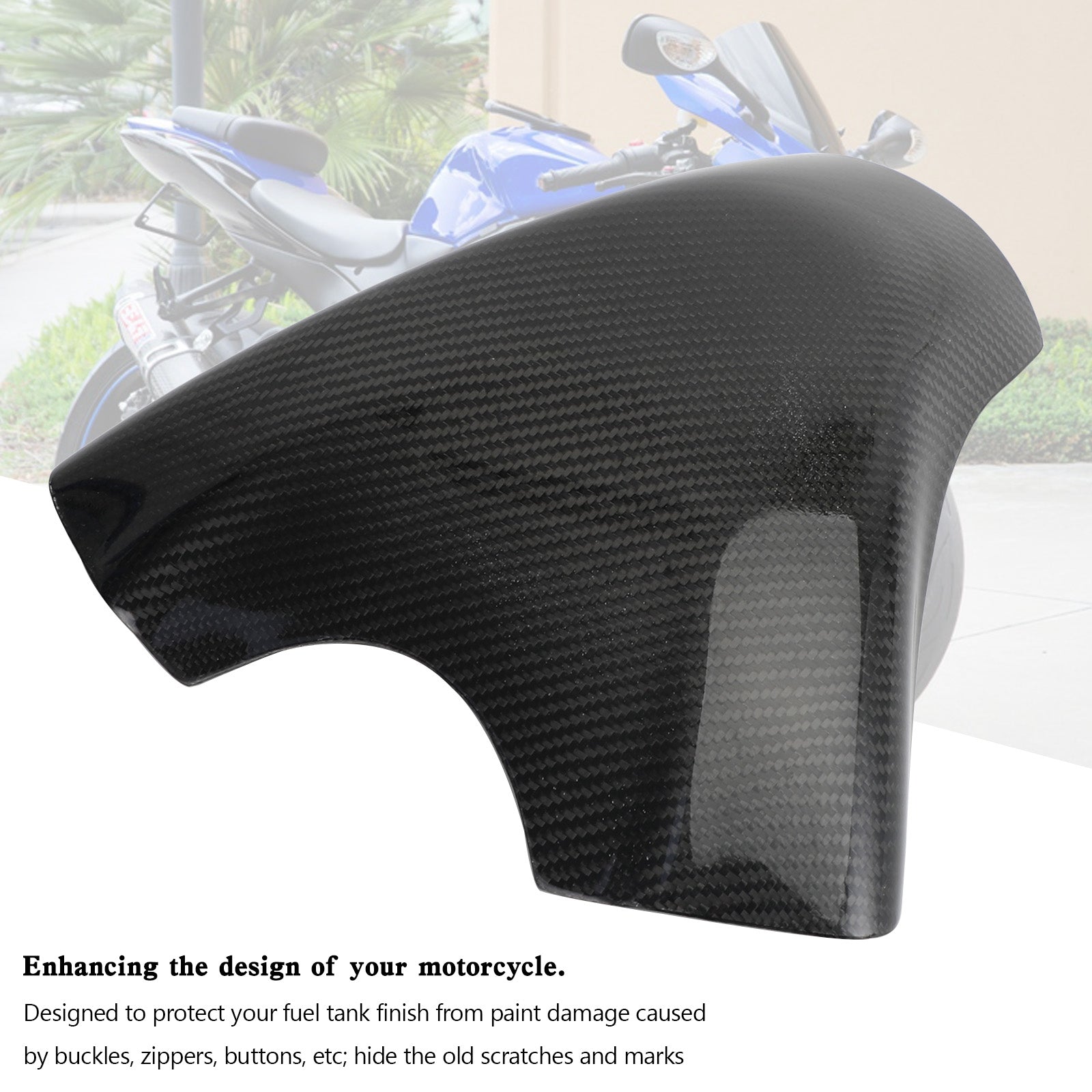 2011-2022 Suzuki GSXR600 GSXR 750 Carbon Gas Tank Cover Fairing Protector