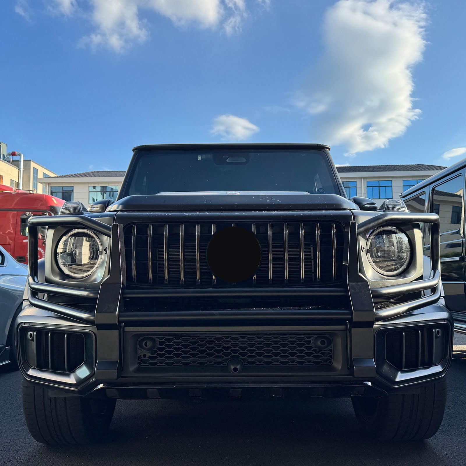 Front Bumper Grille Guard Fit Mercedes Benz G Class W465 G63 B700 2025+