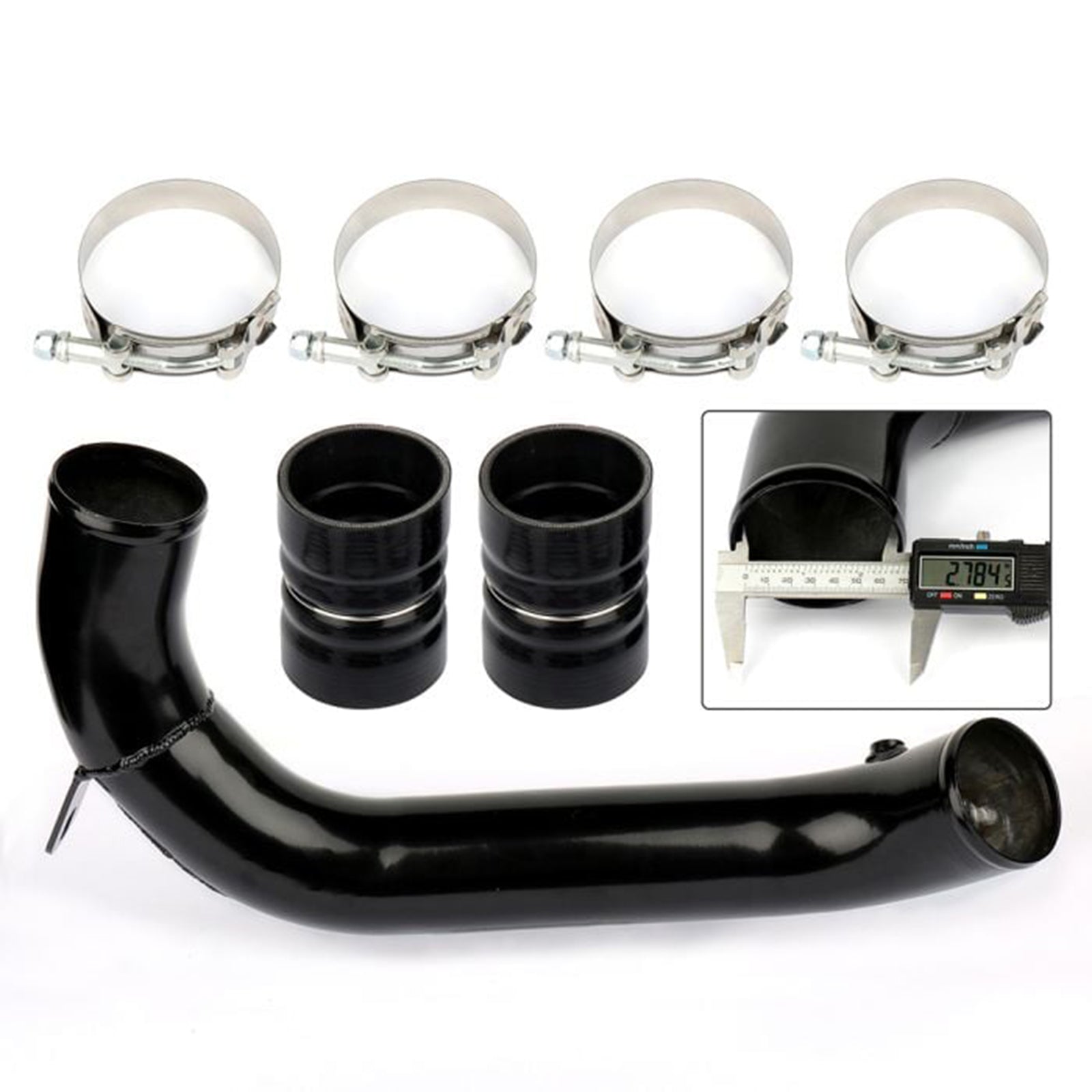 3" Intercooler Pipe Boot & Clamp Kit for Ford F-250 F-350 Super Duty 6.4L 08-10