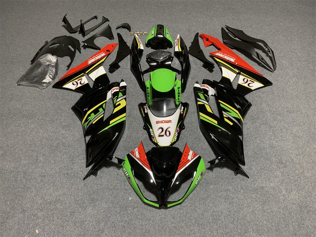 2009-2012 Kawasaki ZX6R 636 Fairing Kit Bodywork Plastic ABS