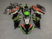 2009-2012 Kawasaki ZX6R 636 Fairing Kit Bodywork Plastic ABS