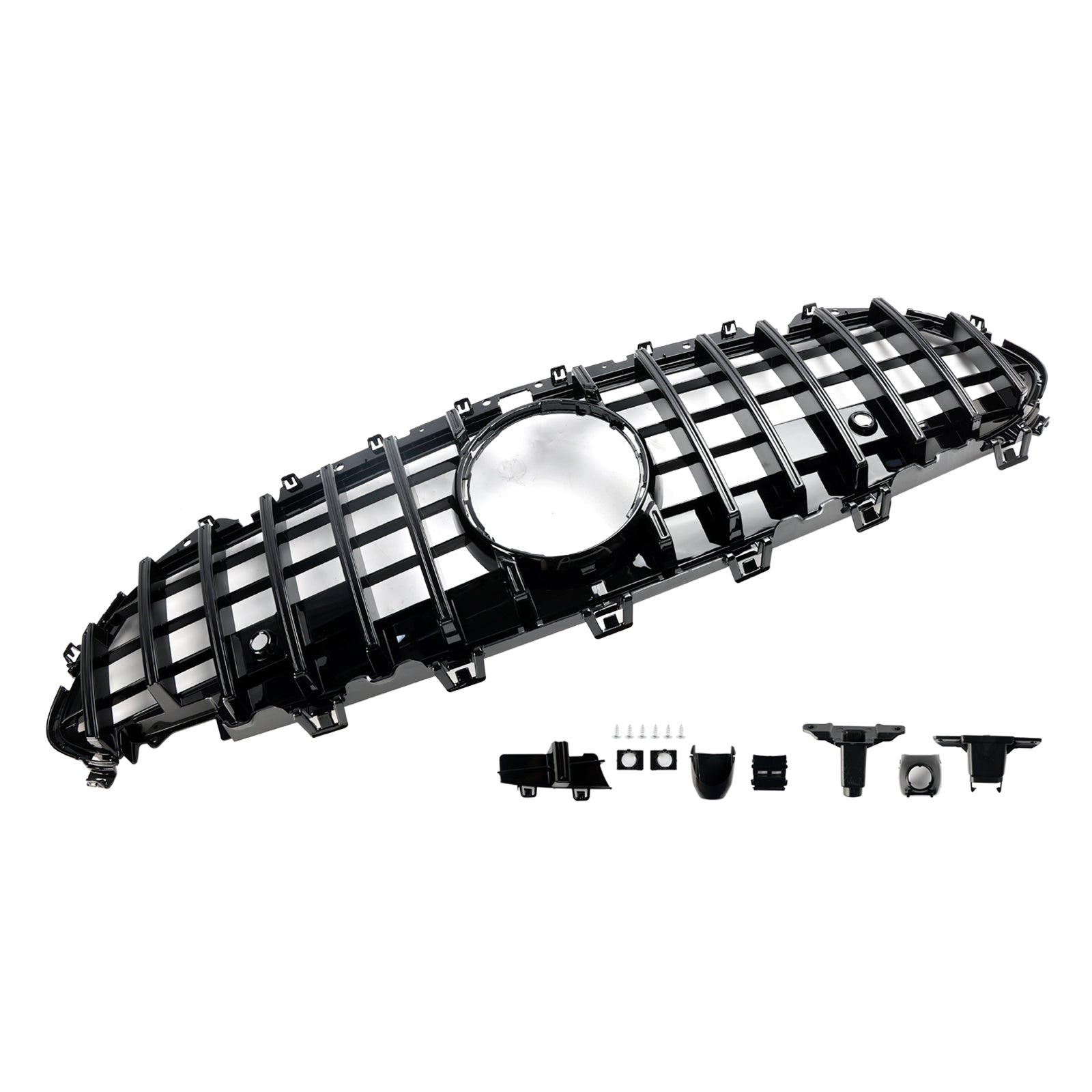 2018 2019 2020 2021 2022 2023 2024 Mercedes CLS C257 W257 Coupe Black Front Bumper Grill Grille