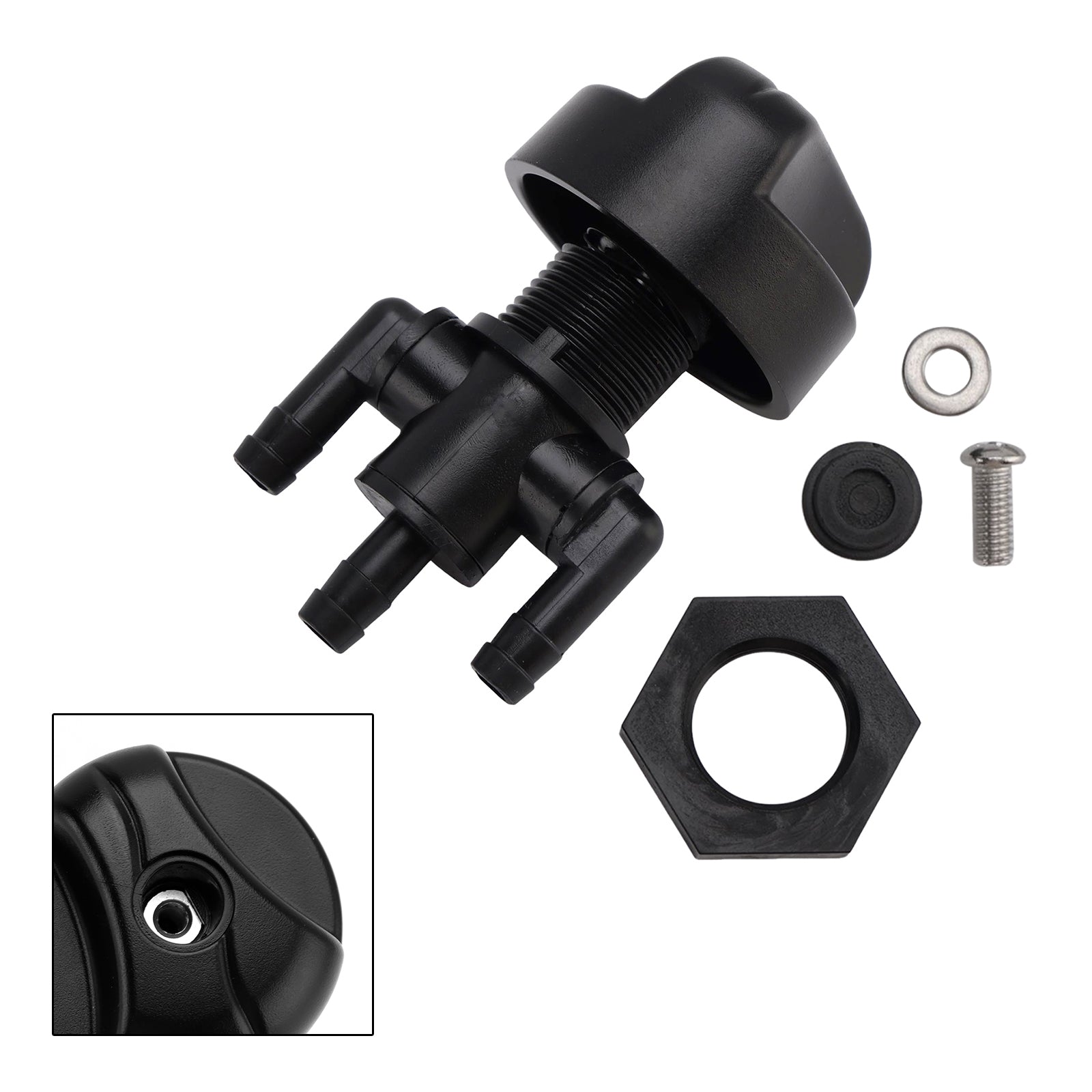3-Way Fuel Valve Petcock 7052154 Fits For Polaris Scrambler 400 Trail Blazer
