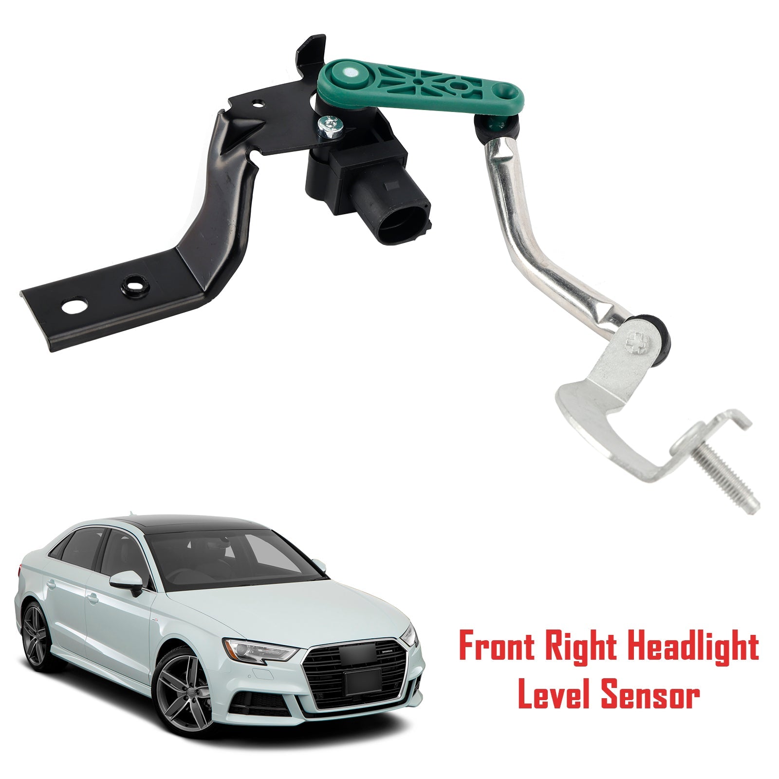 Front Right Headlight Level Sensor 5Q0412522C For Audi A3 VW Seat Skoda