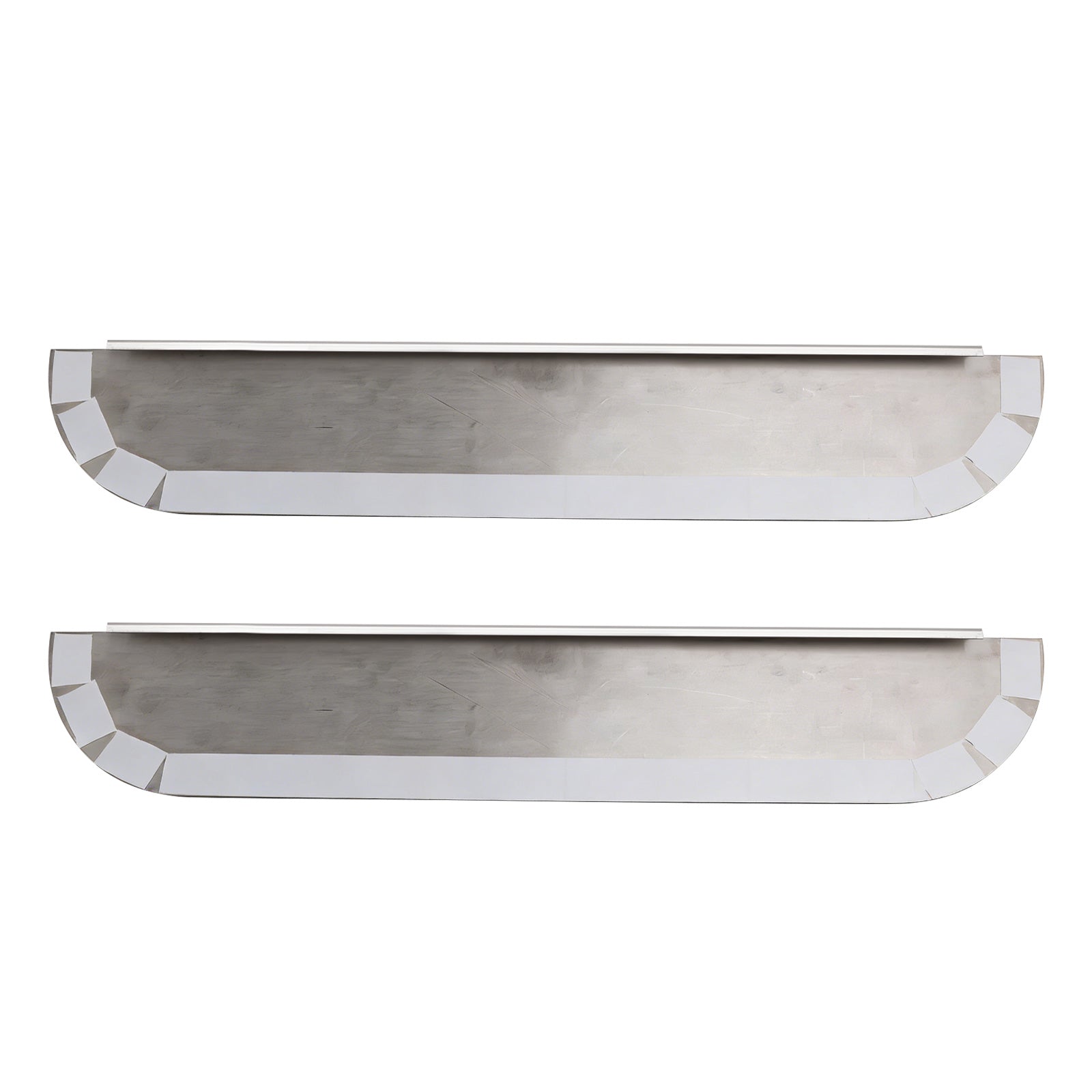 2005-2024 Peterbilt 379/ 386/ 389 Pair 5" Chopped Window Trim Stainless Steel