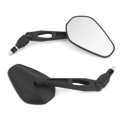 Pair M10 Rear View Mirror UNIVERSAL Nylon Mirrors ForMotorcycle Custom Cruiser Generic