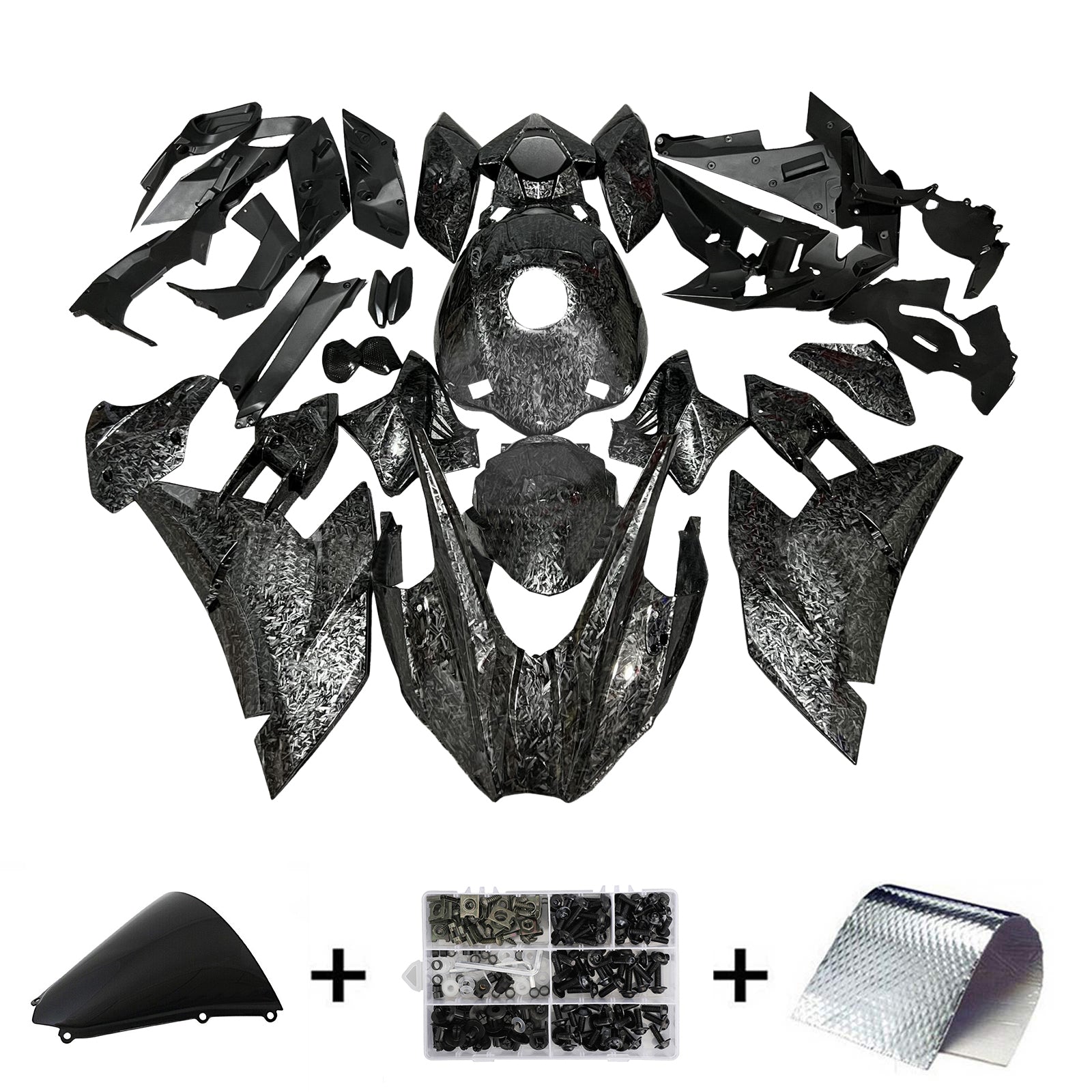 Injection Fairing Kit Bodywork ABS fit For Kawasaki Ninja H2 2015-2025