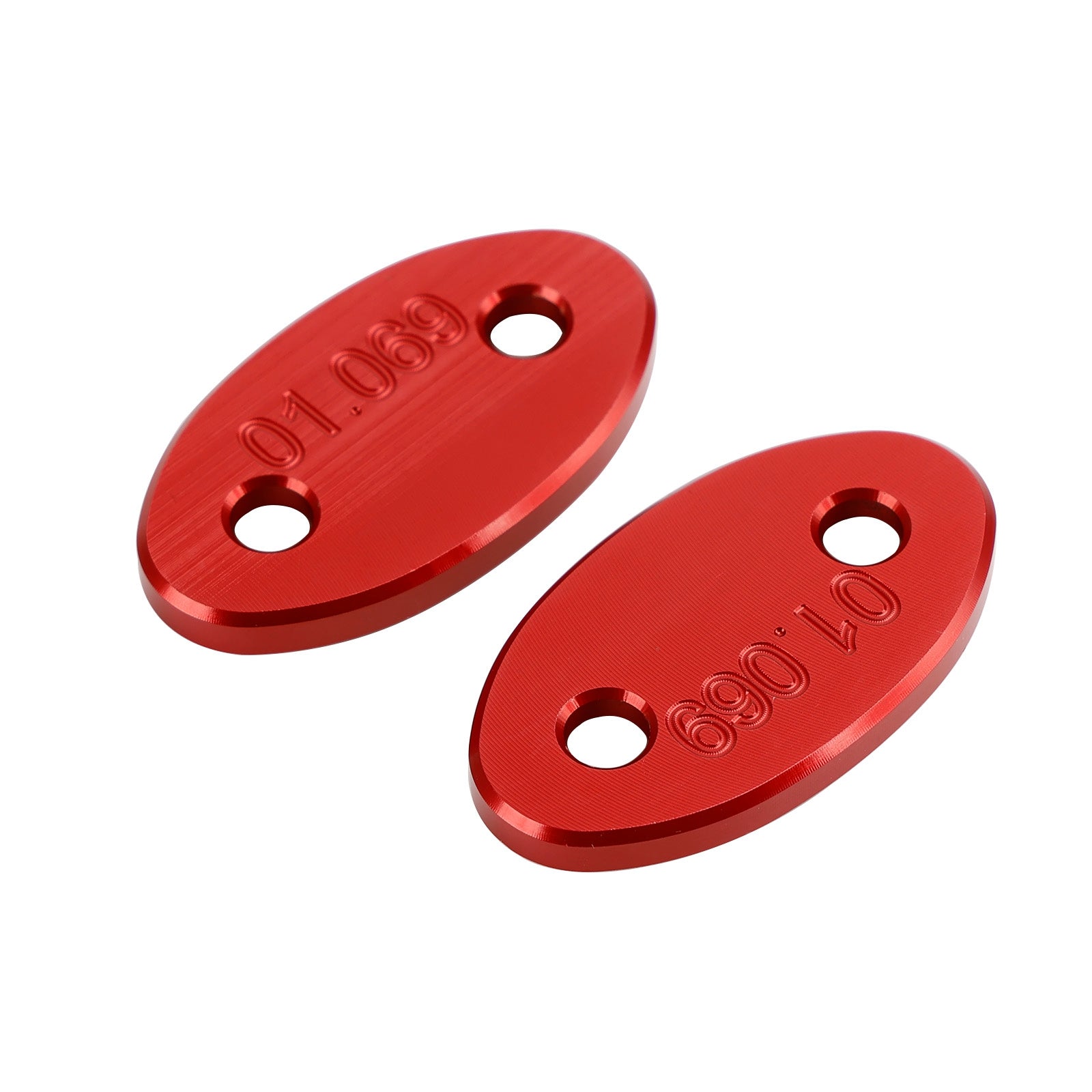 ALU mirror delete blanking block off plates fits BMW S1000RR / HP4 of the years 2009-2019