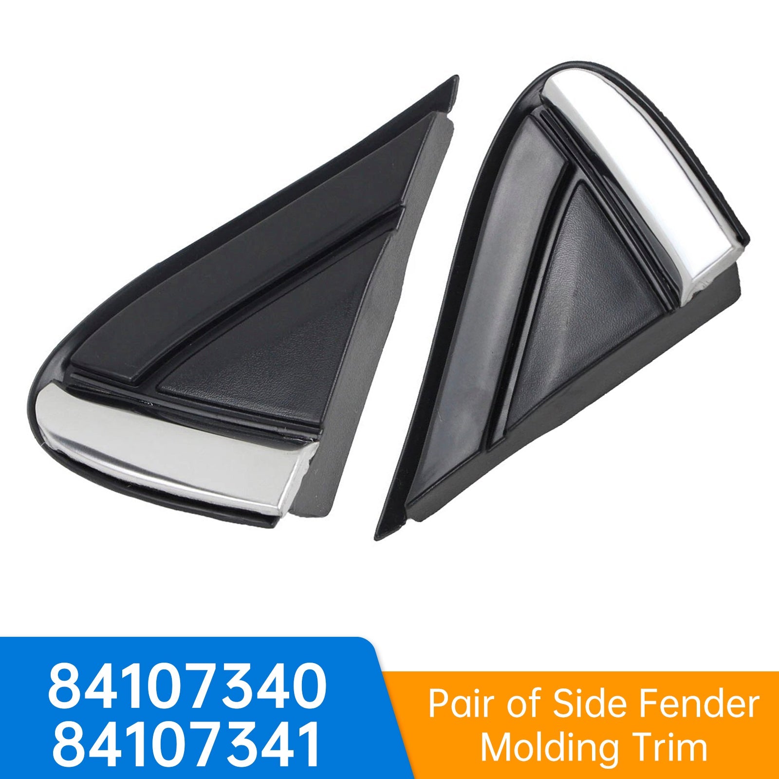 2018-2023 Chevrolet Equinox Pair of Side Fender Molding Trim 84107340 84107341