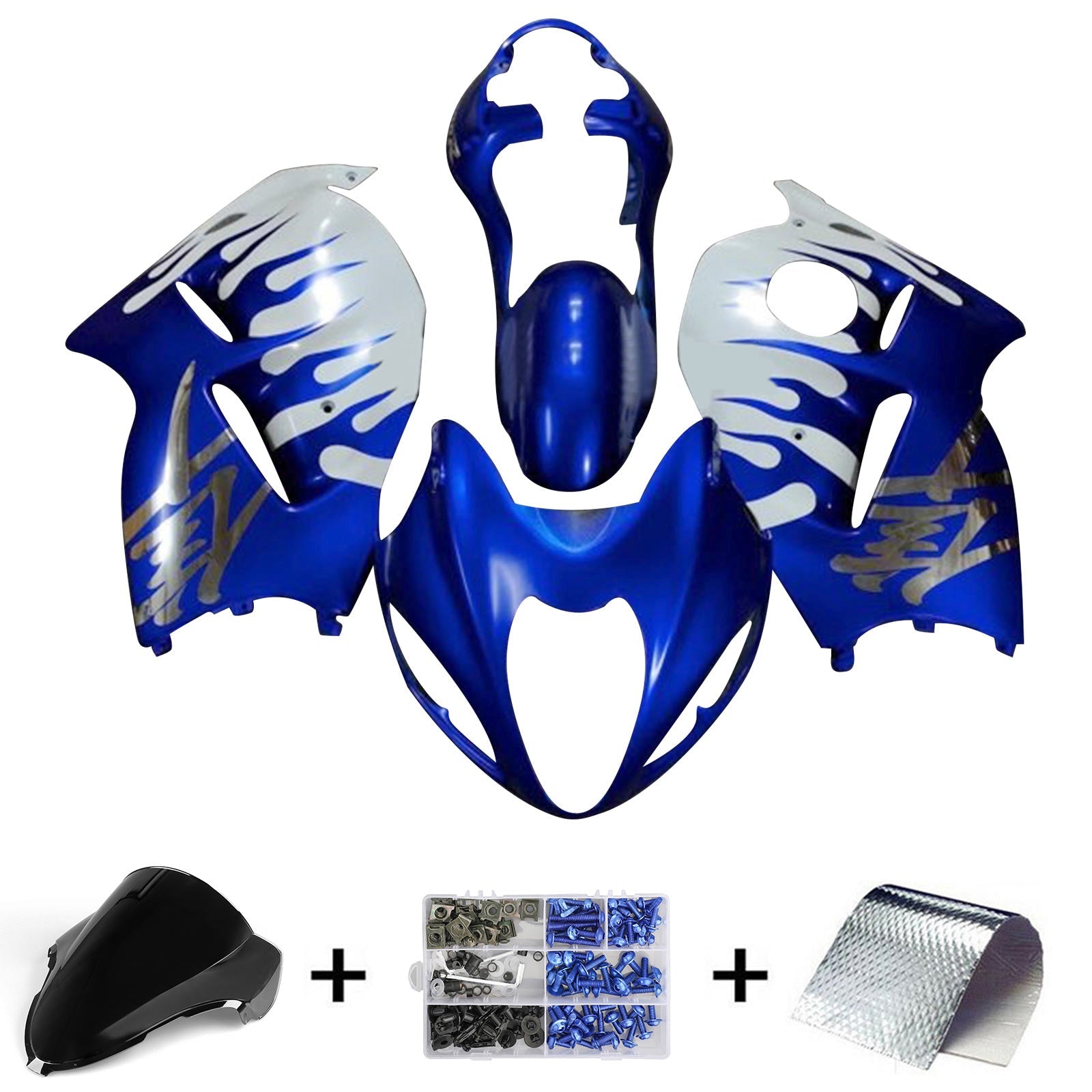 1999-2007 Suzuki Hayabusa GSX1300R Injection Fairing Kit Bodywork Plastic ABS