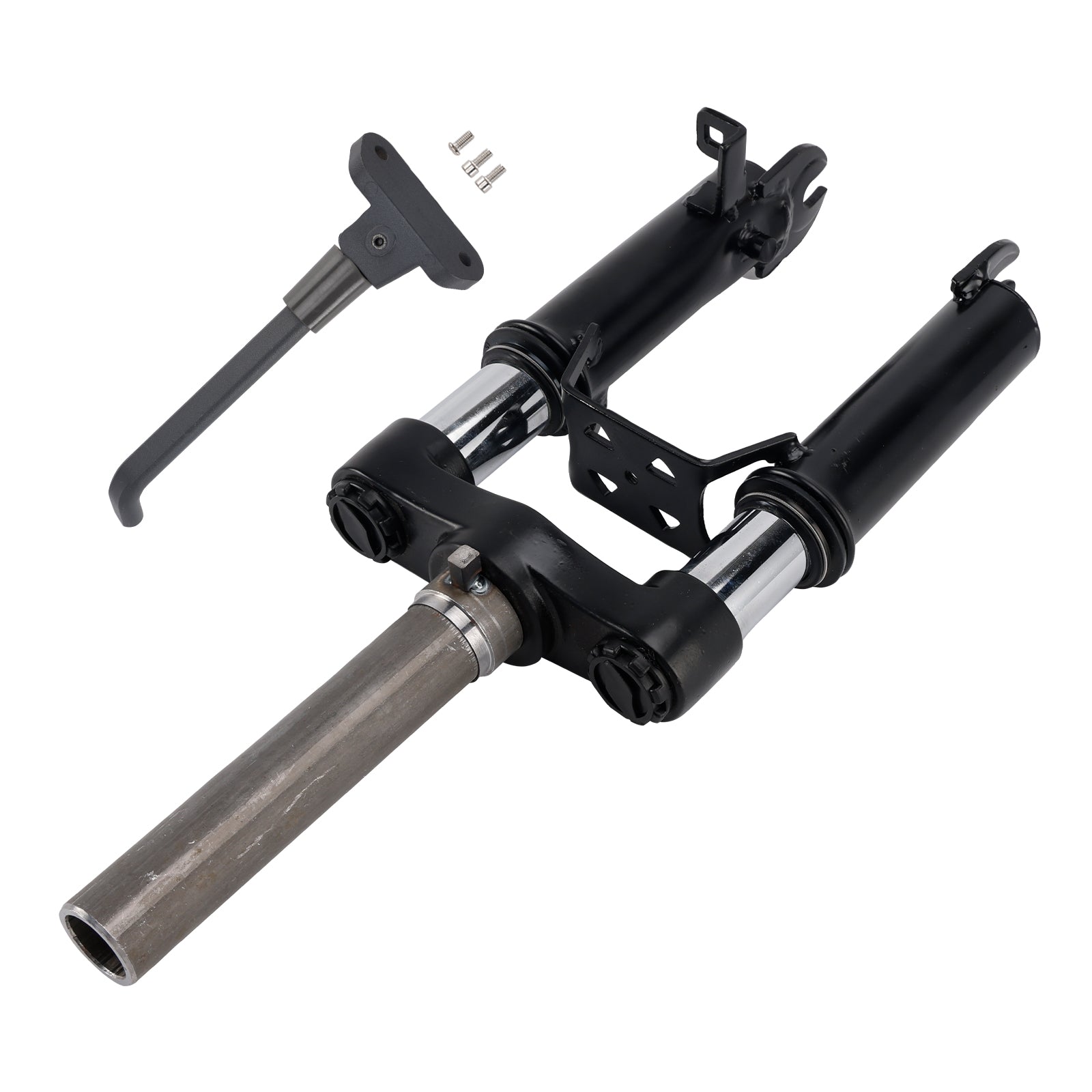 Front Fork Shock Absorber with Foot Stand for Ninebot Max G30 E-Scooters