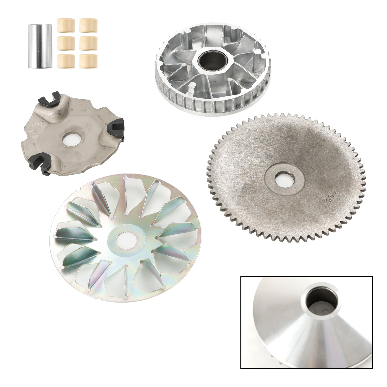 2013-2016 Honda ACF110 Scoopy 110 Front Clutch Variator Pulley Set 22102-Kzl-930