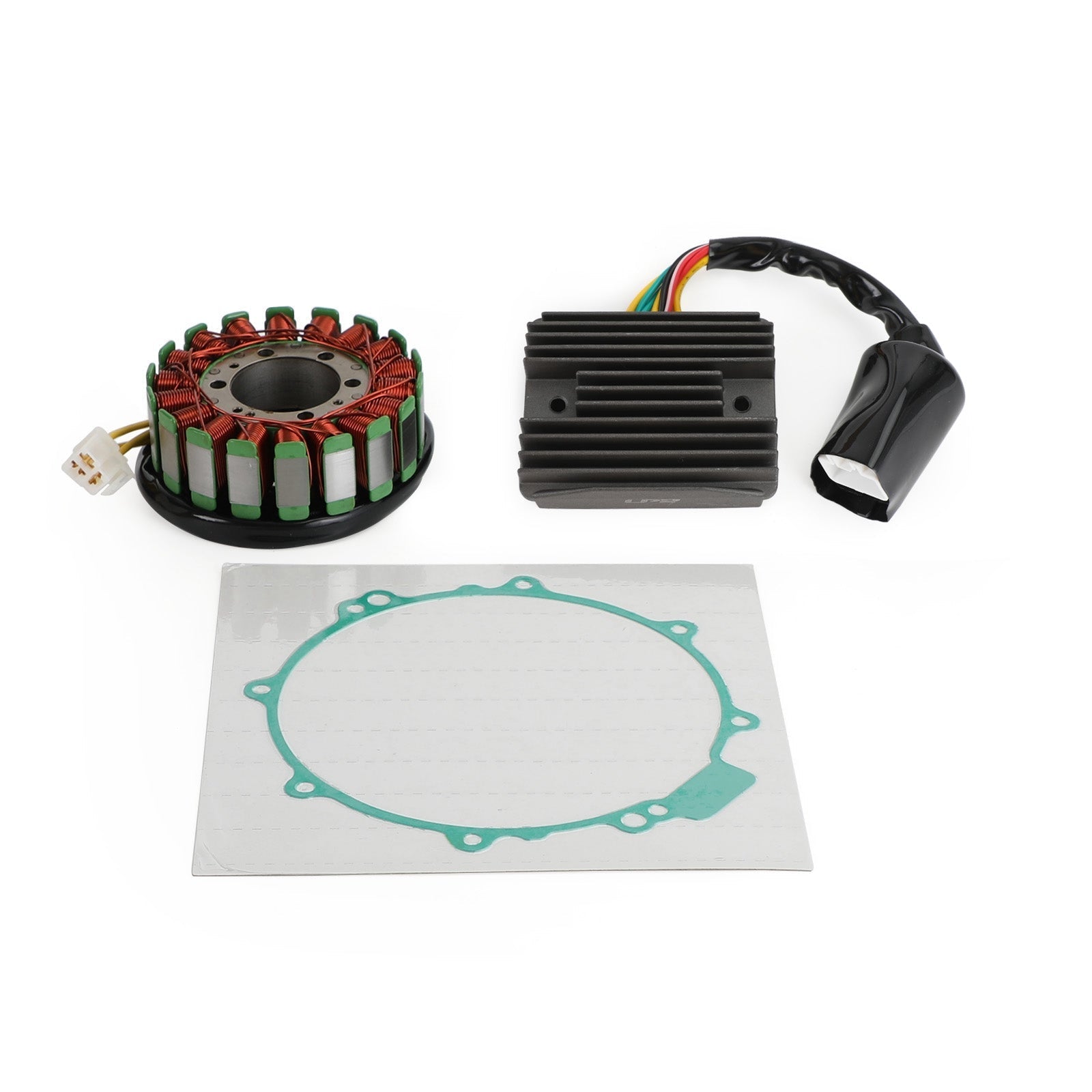 2000-2001 Honda VFR800Fi Interceptor 800 Magneto Stator+Voltage Rectifier+Gasket 31120-MBG-003 Generic