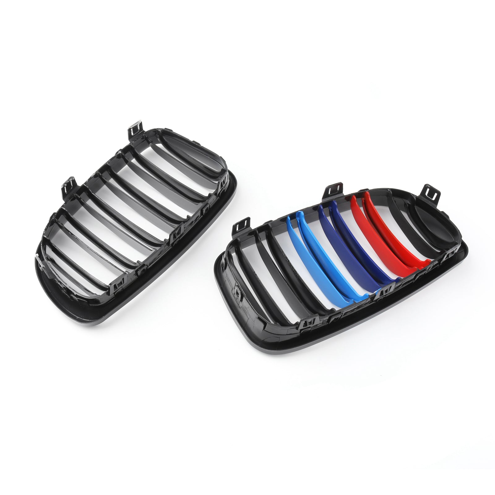 Black Sport Color Front Bumper Kidney Grille Fit BMW E81 E82 E87 E88 2008-2012