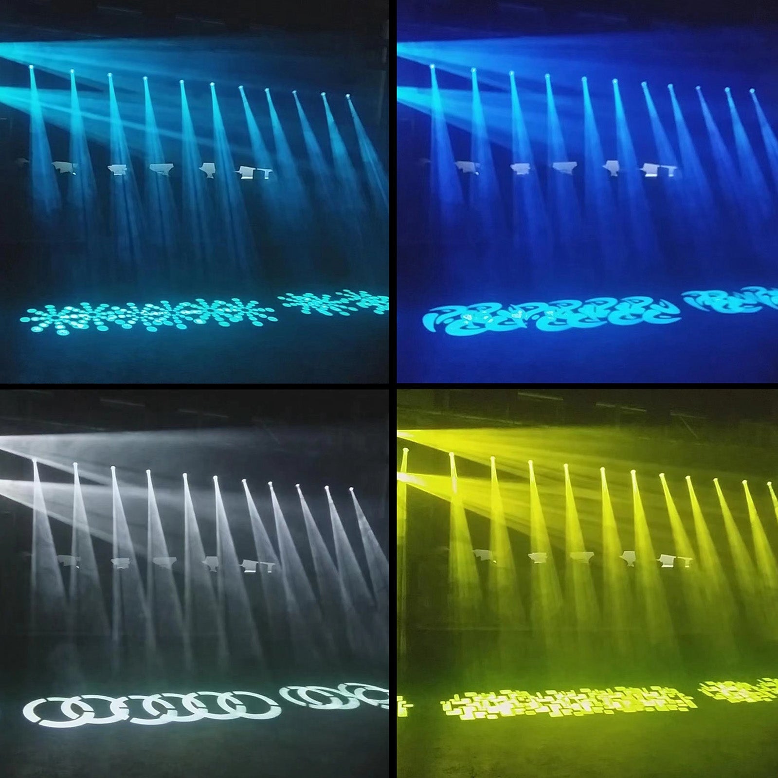 100W LED Moving Head Stage Lighting Disco DJ DMX512 Beam RGBW Gobo Spot Light
