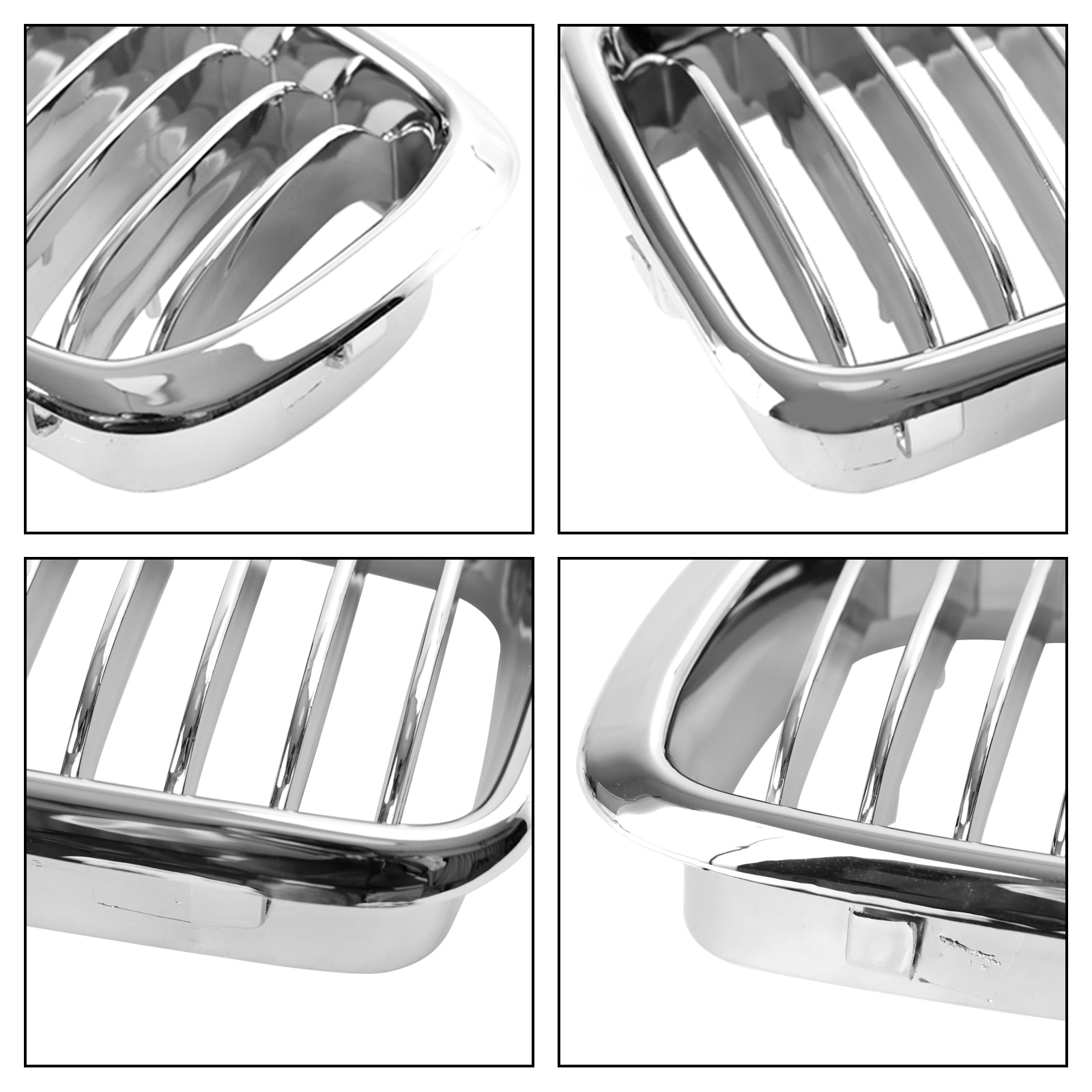 BMW 7 Series E38 1994-2001 Chrome Front Kidney Grill Grille 2PCS
