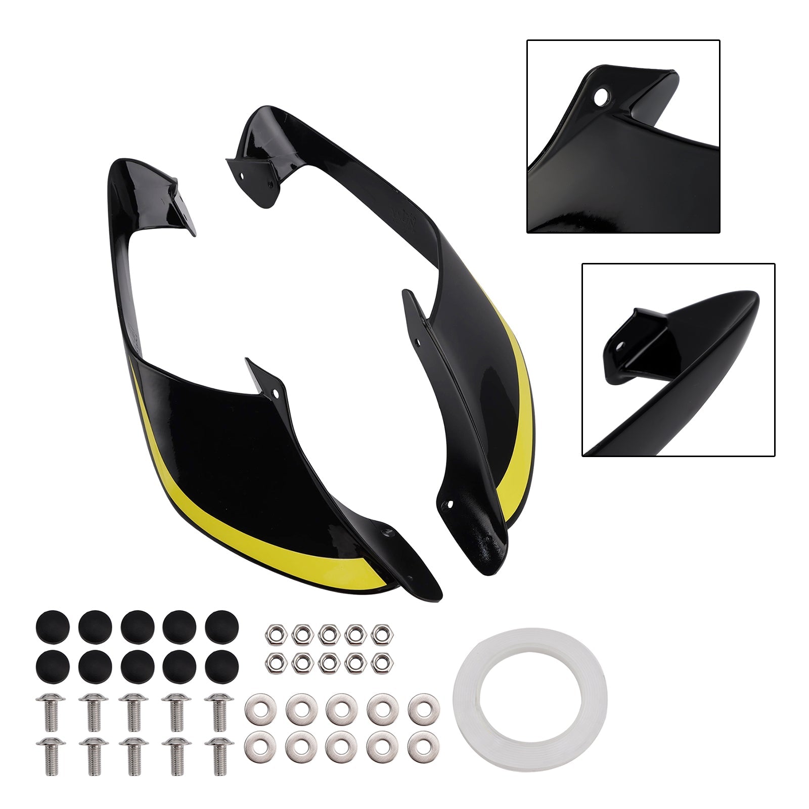2021-2024 Yamaha YZF R1 R1M Front Side Winglets Wings Spoiler Fairing
