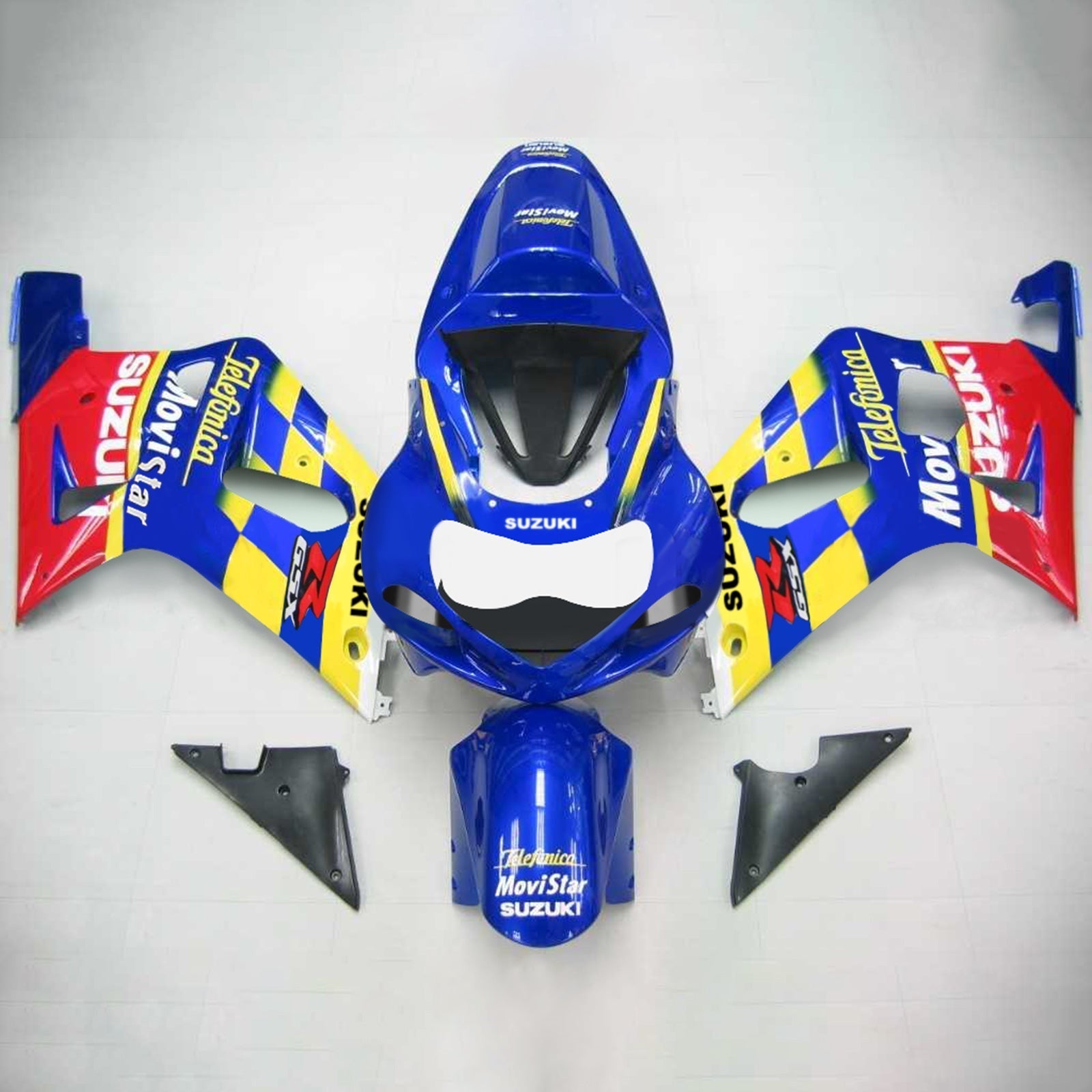 2001-2003 Suzuki GSXR750 K1 Amotopart Injection Fairing Kit Bodywork Plastic ABS #107