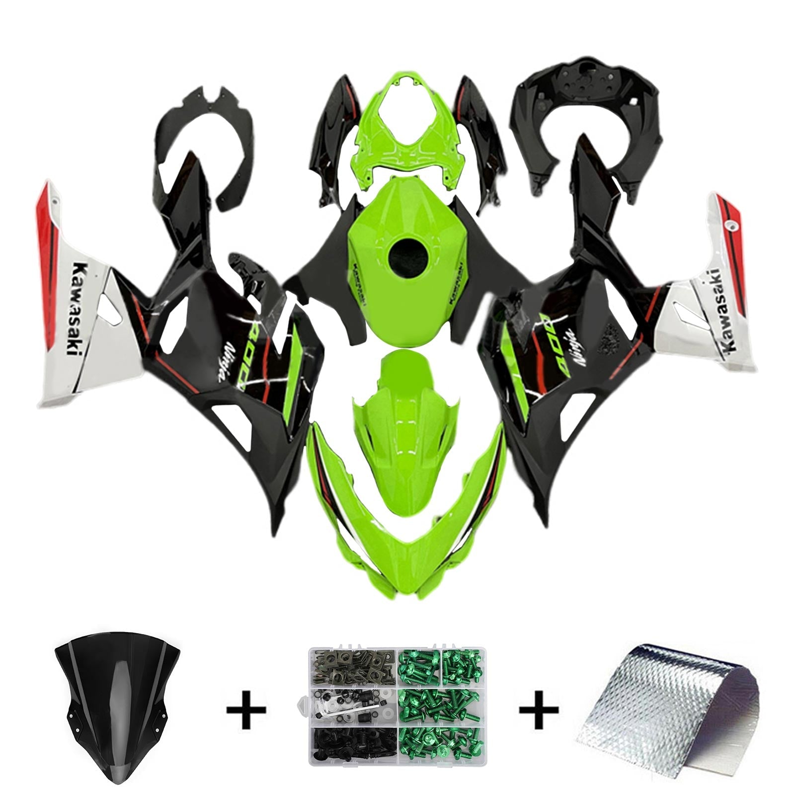 2018-2024 Kawasaki EX400/Ninja400 Fairing Kit