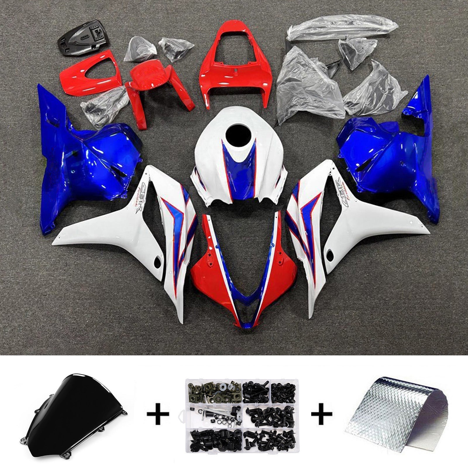Injection Fairing Kit Bodywork Plastic ABS For Honda CBR600RR 2009-2012 F5