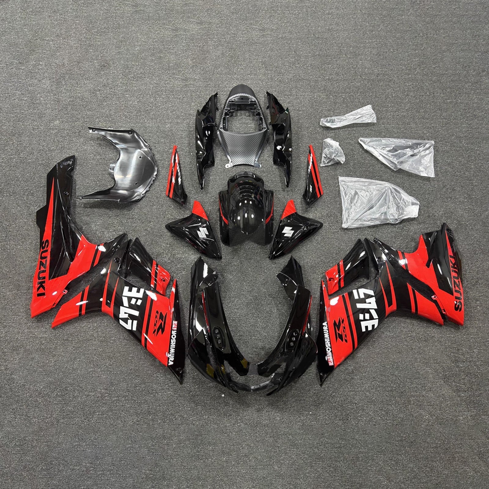 Injection Fairing Kit Bodywork Plastic ABS For Suzuki GSXR 600/750 2011-2026 K11