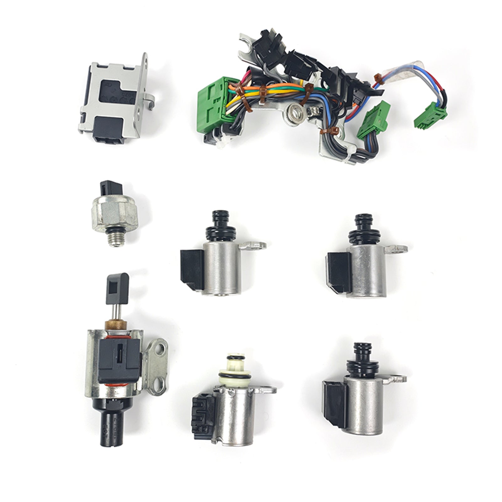 200 ?C2011 Altima Hybrid ?C L4 2.5L CVT FWD (RE0F10A) Transmission Solenoid Valve Kit JF011 One Senor