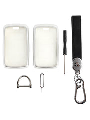 Land Rover Alloy Aluminum TPU Soft Film Car Key Black Case Cover