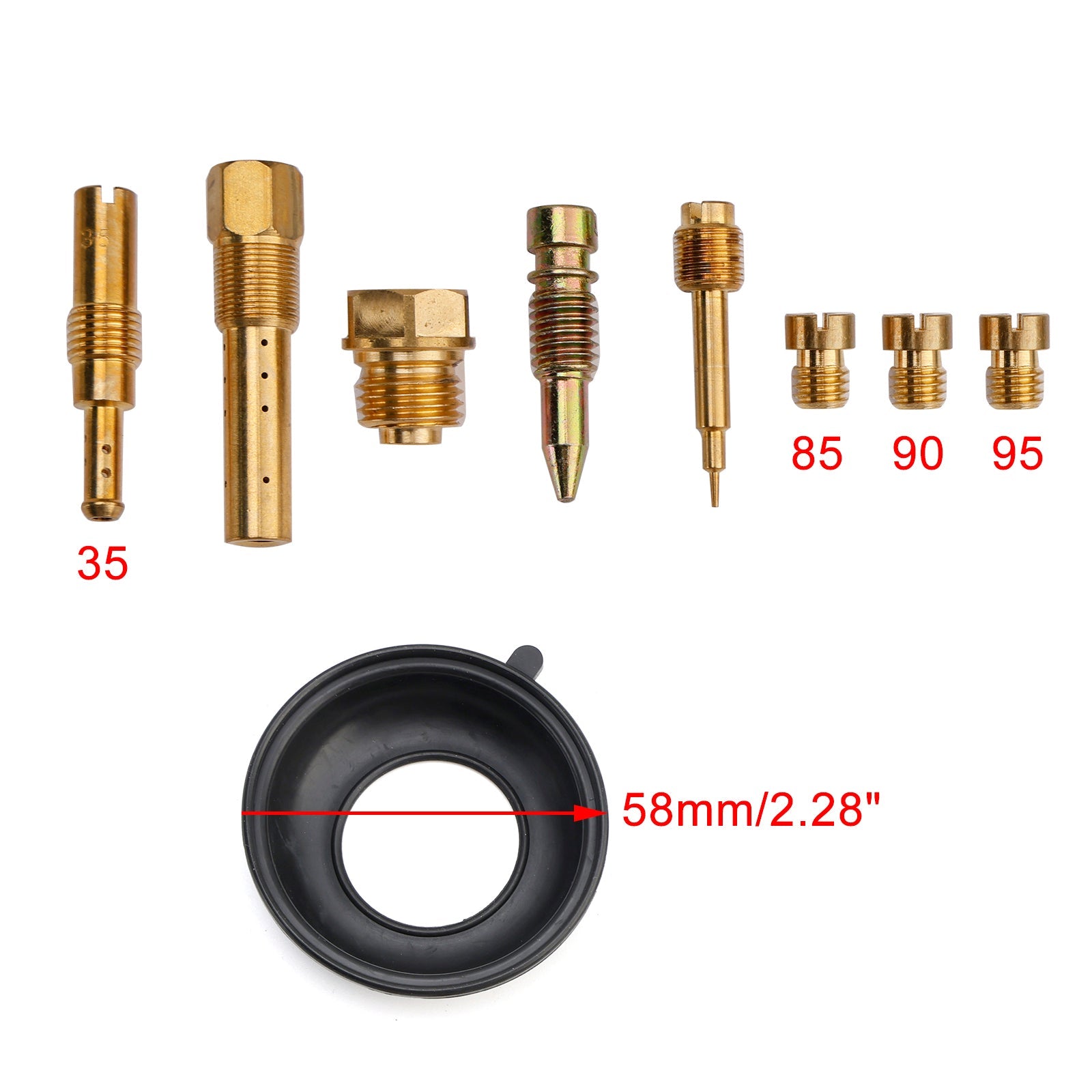 Carburetor Rebuild Repair Kit fit for Honda CBR19 CBR250R MC19 1986-1988