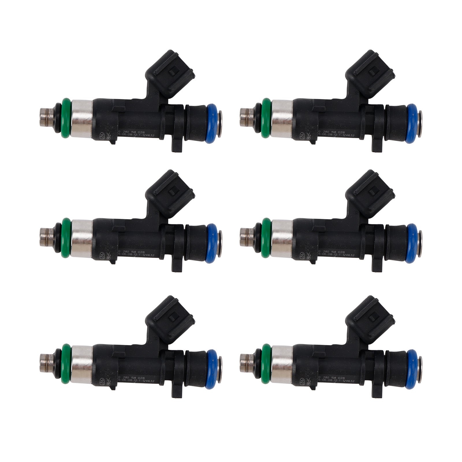 6Pcs Fuel Injector For Chrysler 300M 2004 Dodge Nitro 2007-2011 0280158028