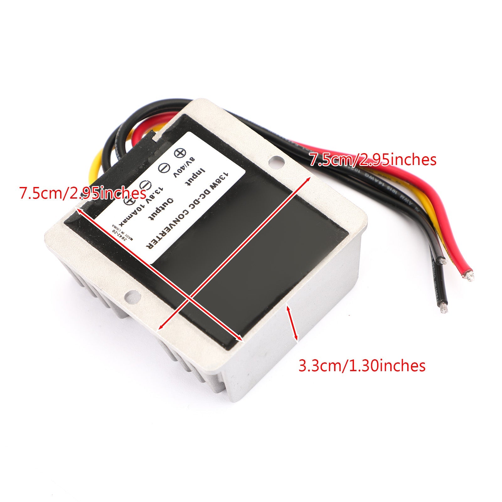 Areyourshop DC 9V-36V To 13.8V 10A 138W Step Up/Down Power Regulator Converter Module