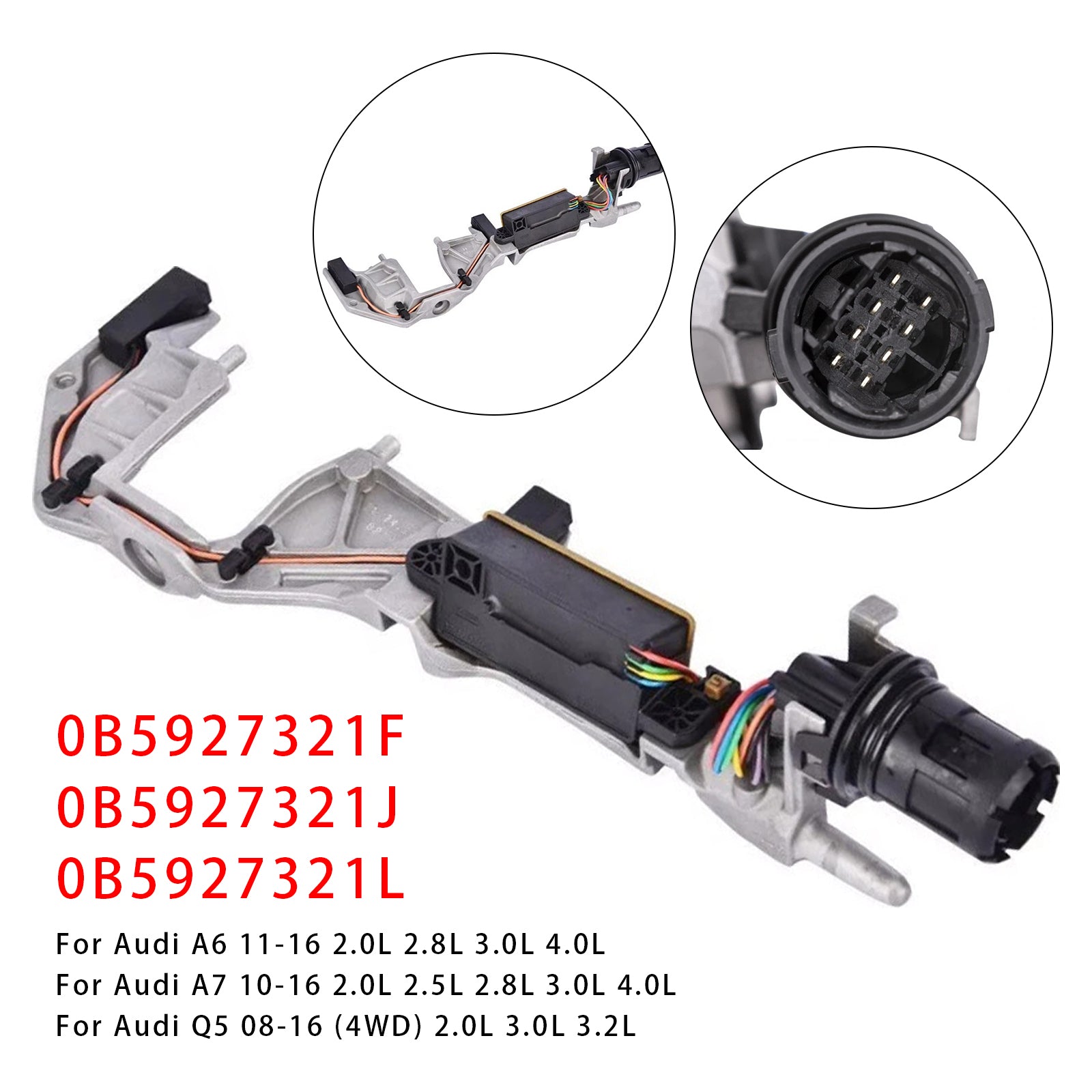 2008-2016 Audi Q5 (4WD) 2.0L 3.0L 3.2L Transmission Selector Lever Position Sensor 0B5927321